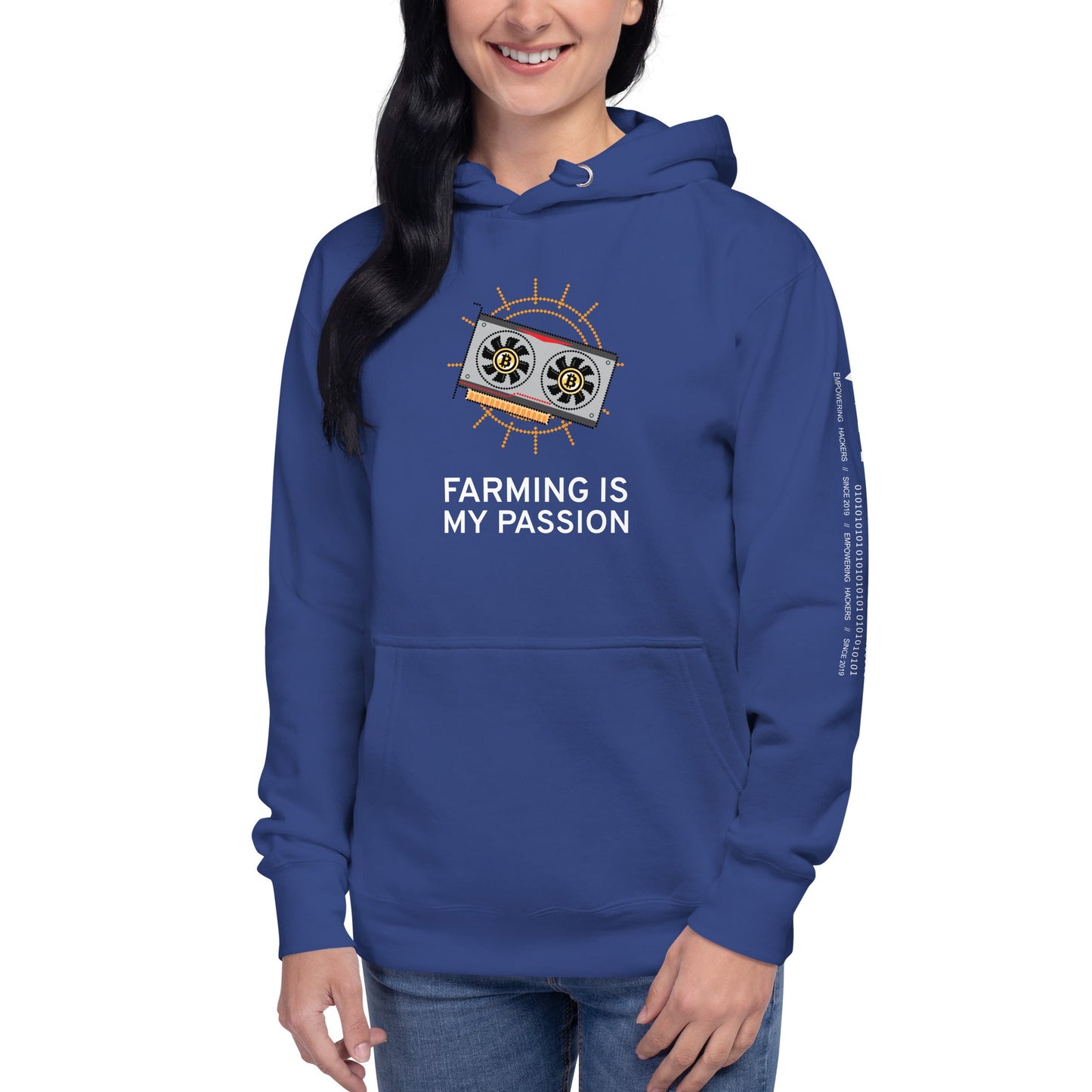 Farming is My Passion Unisex Hoodie by DarkByteGear