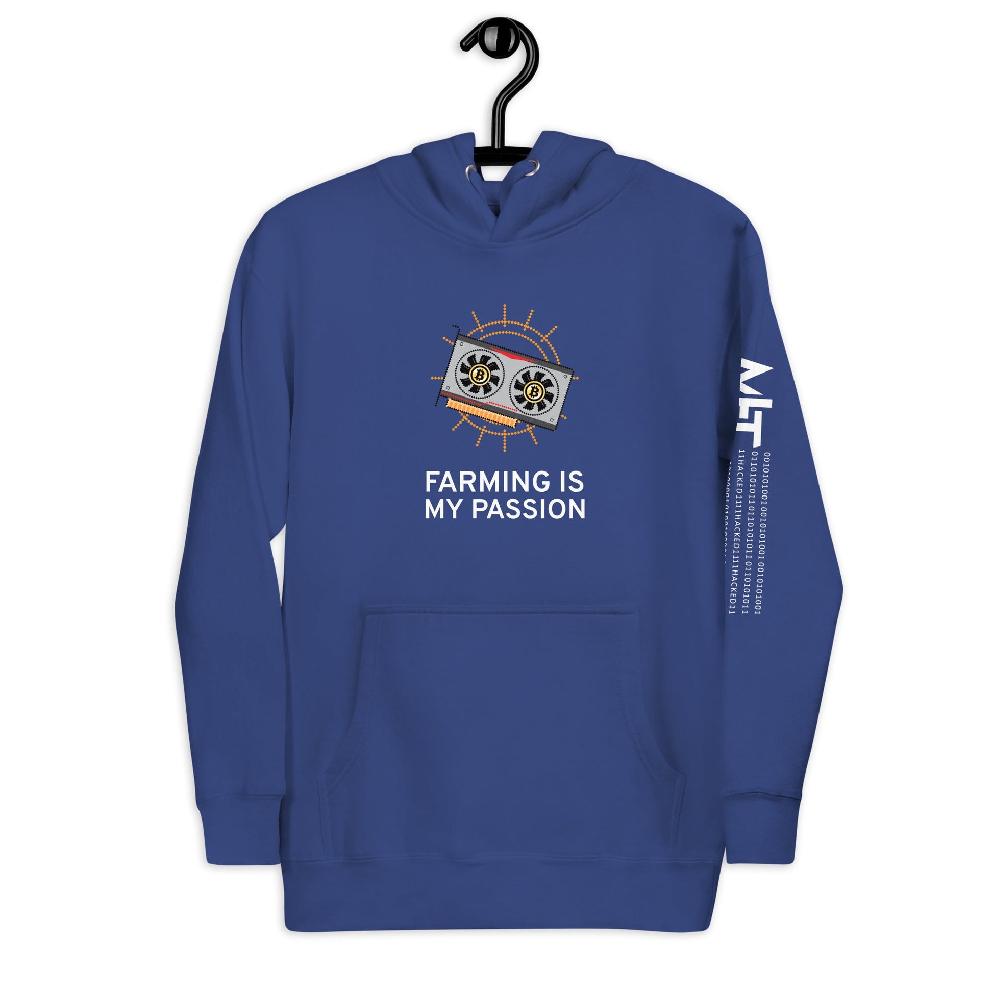 Farming is My Passion Unisex Hoodie by DarkByteGear