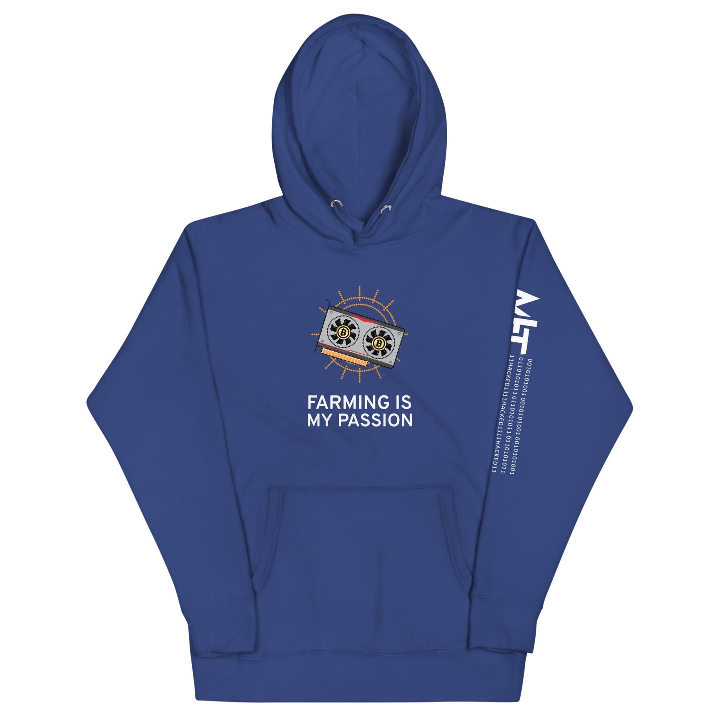 Farming is My Passion Unisex Hoodie by DarkByteGear