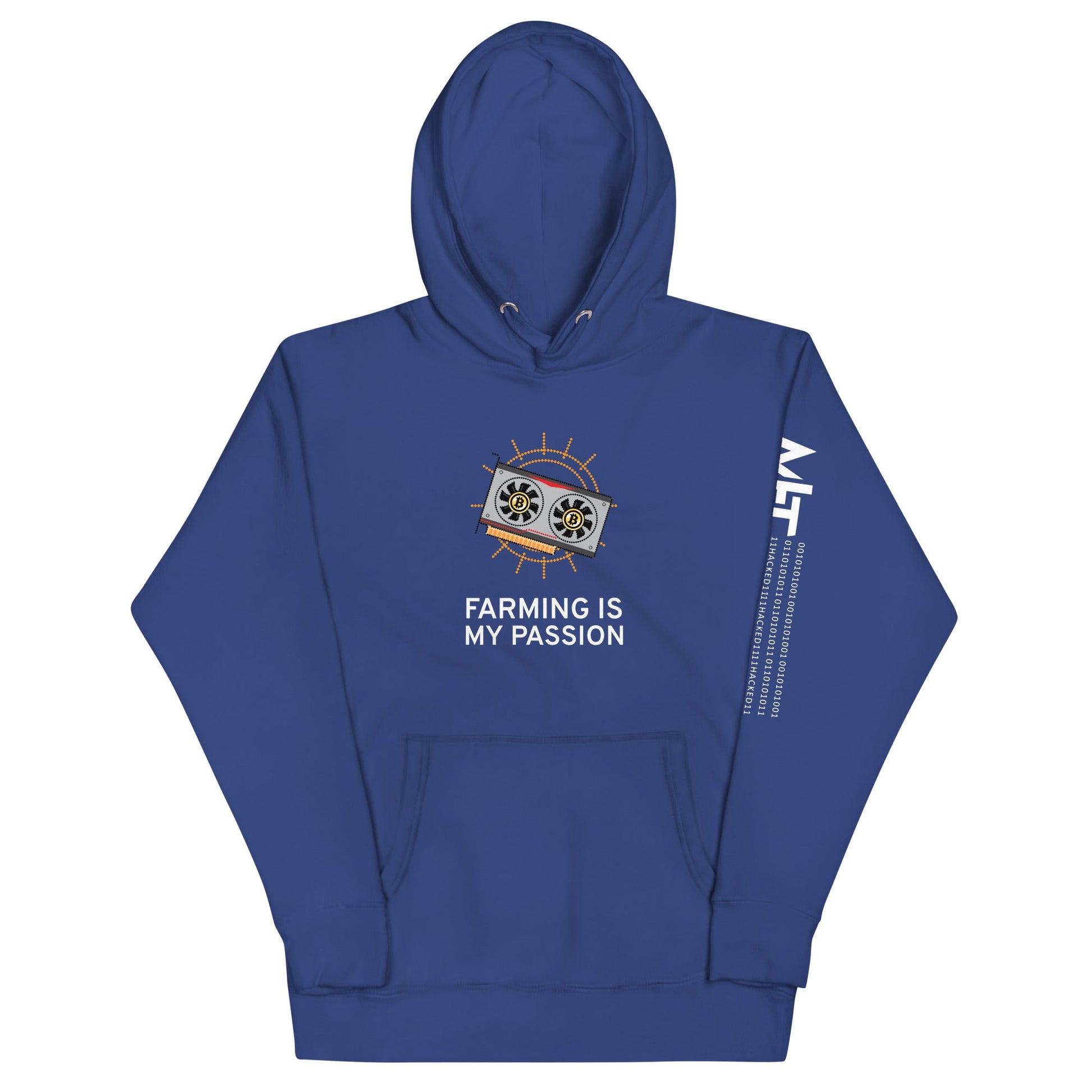 Farming is My Passion Unisex Hoodie by DarkByteGear