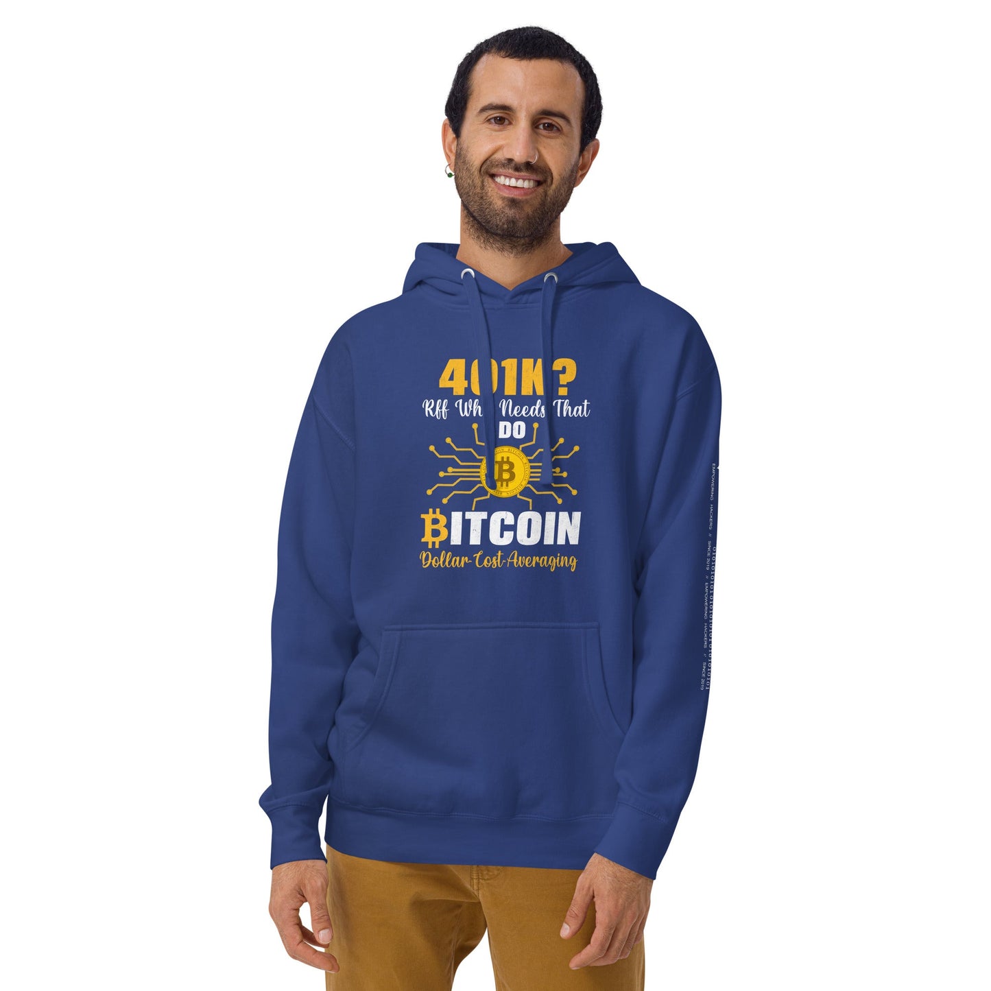 401K Bitcoin Unisex Hoodie by DarkByteGear