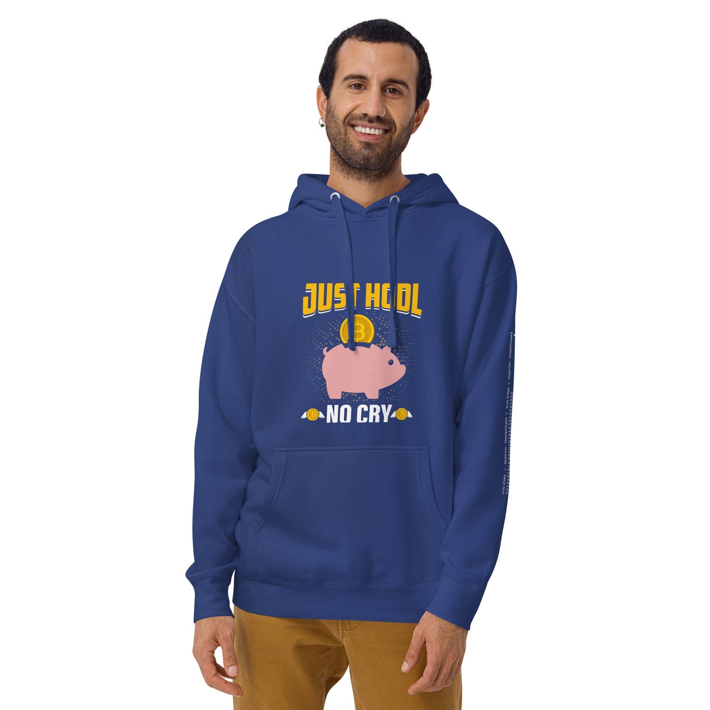 Just Hool No cry Unisex Hoodie by DarkByteGear