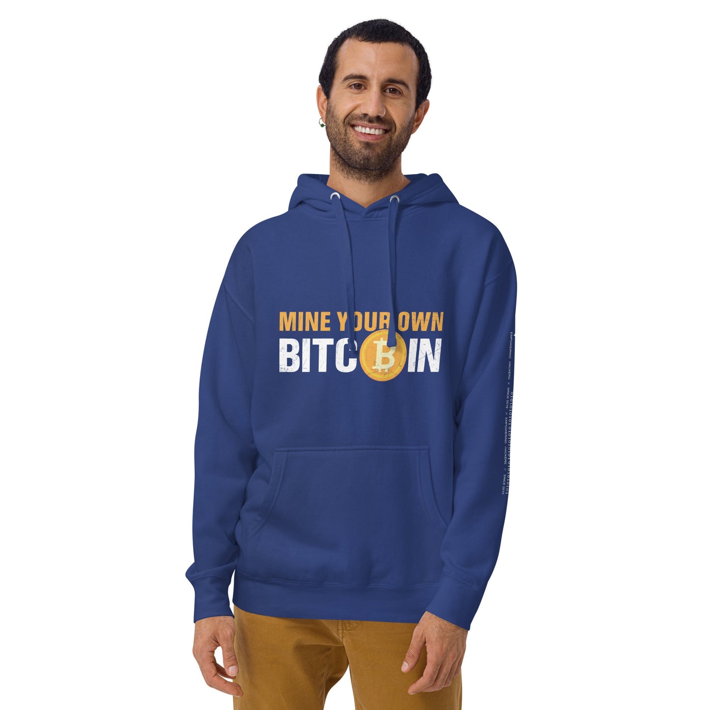Mind Your Own Bitcoin Unisex Hoodie by DarkByteGear