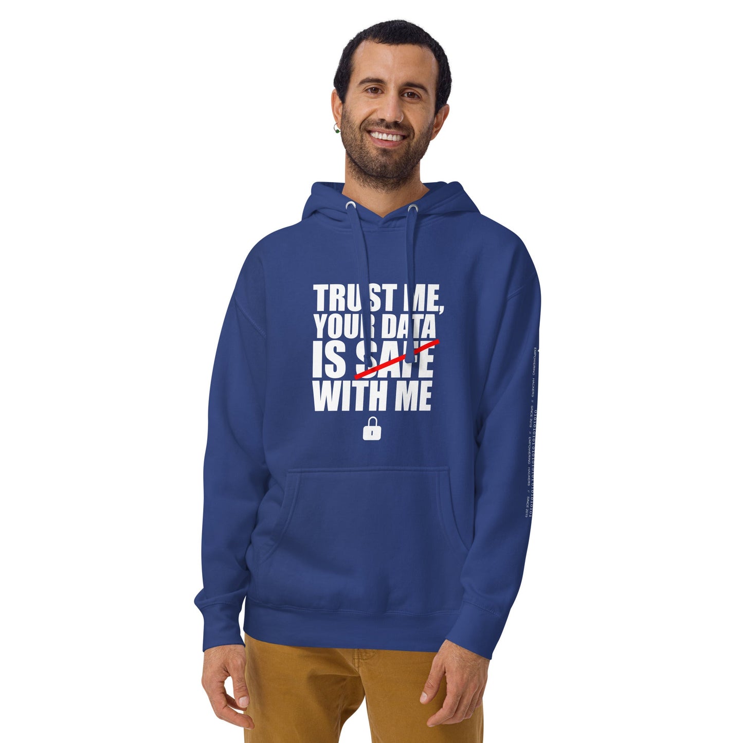 Trust me, your data is safe with me - Unisex Hoodie by DarkByteGear