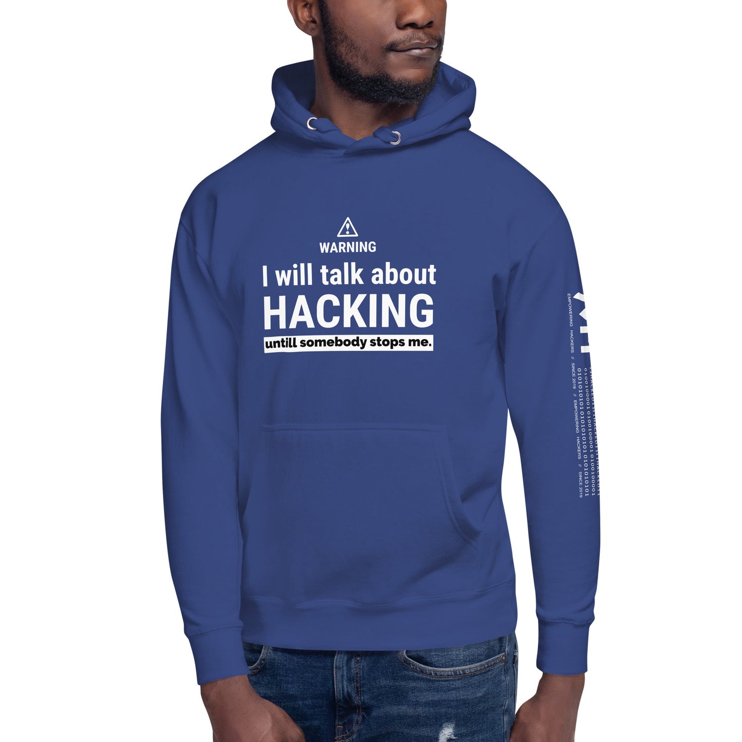 I will talk about HACKING - Unisex Hoodie by DarkByteGear