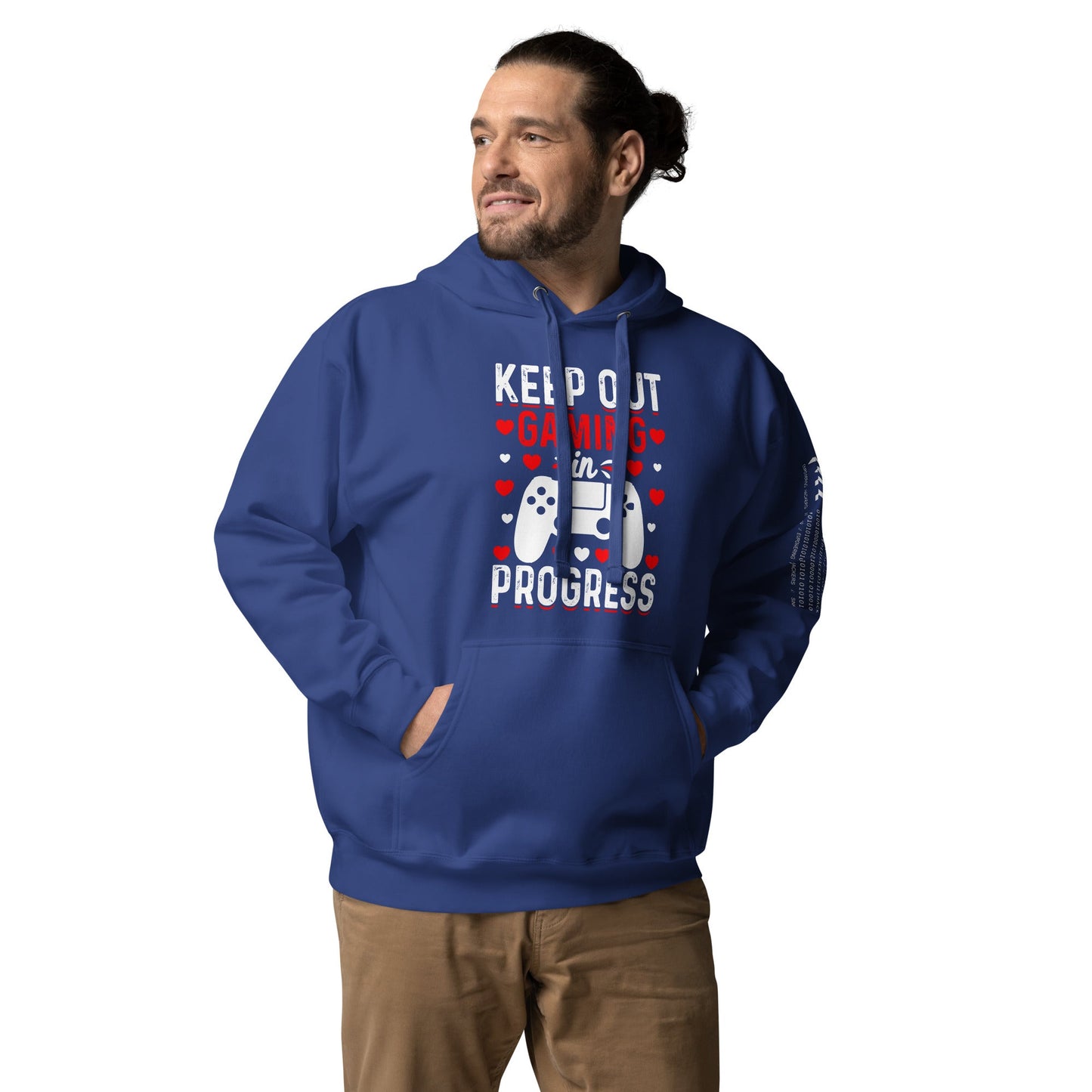Keep out Gaming in Progress Unisex Hoodie by DarkByteGear