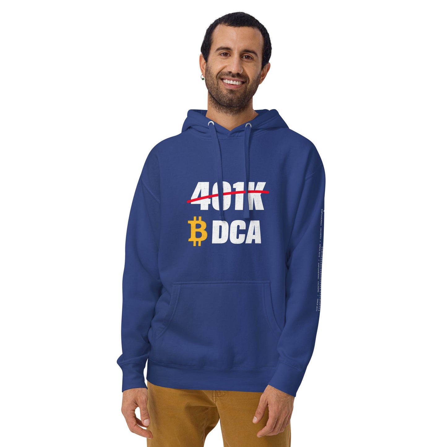 401K Bitcoin DCA Unisex Hoodie by DarkByteGear
