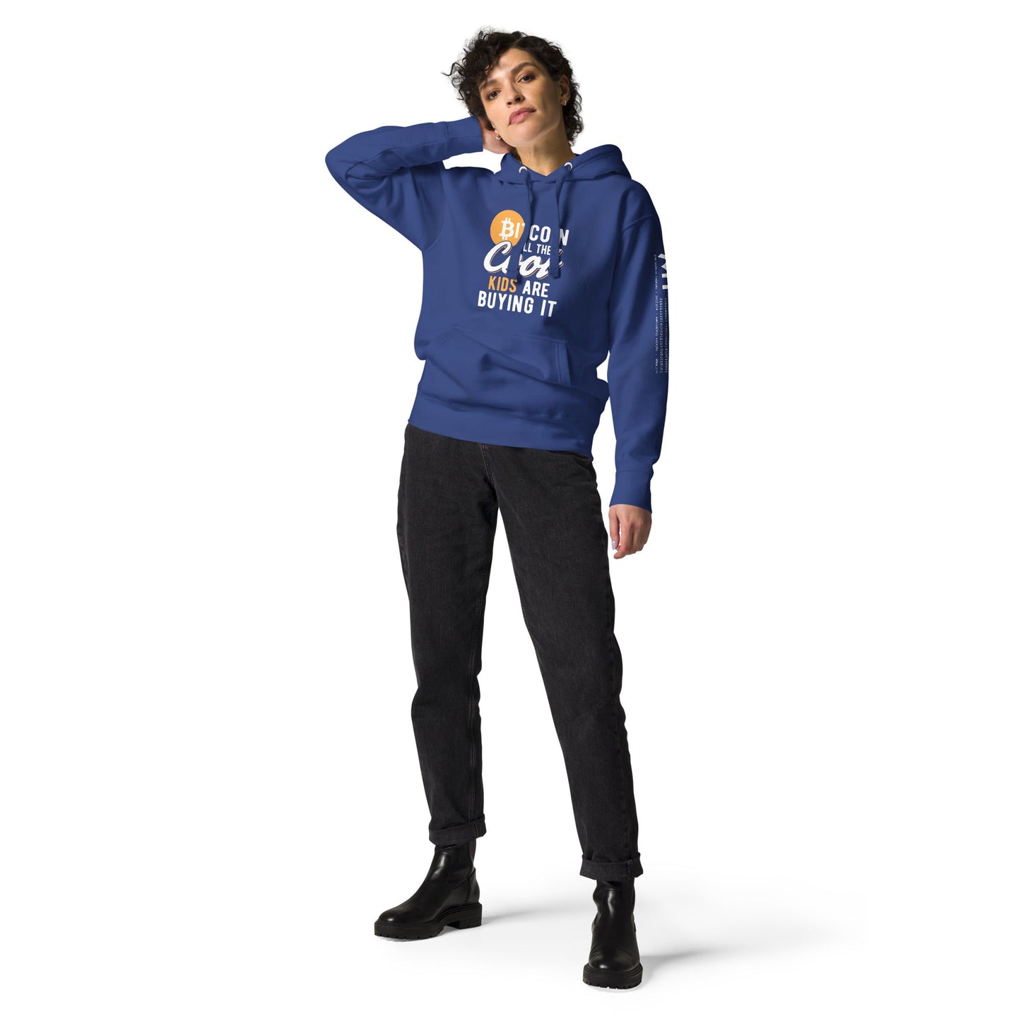 Bitcoin All the cool kids are buying it Unisex Hoodie by DarkByteGear