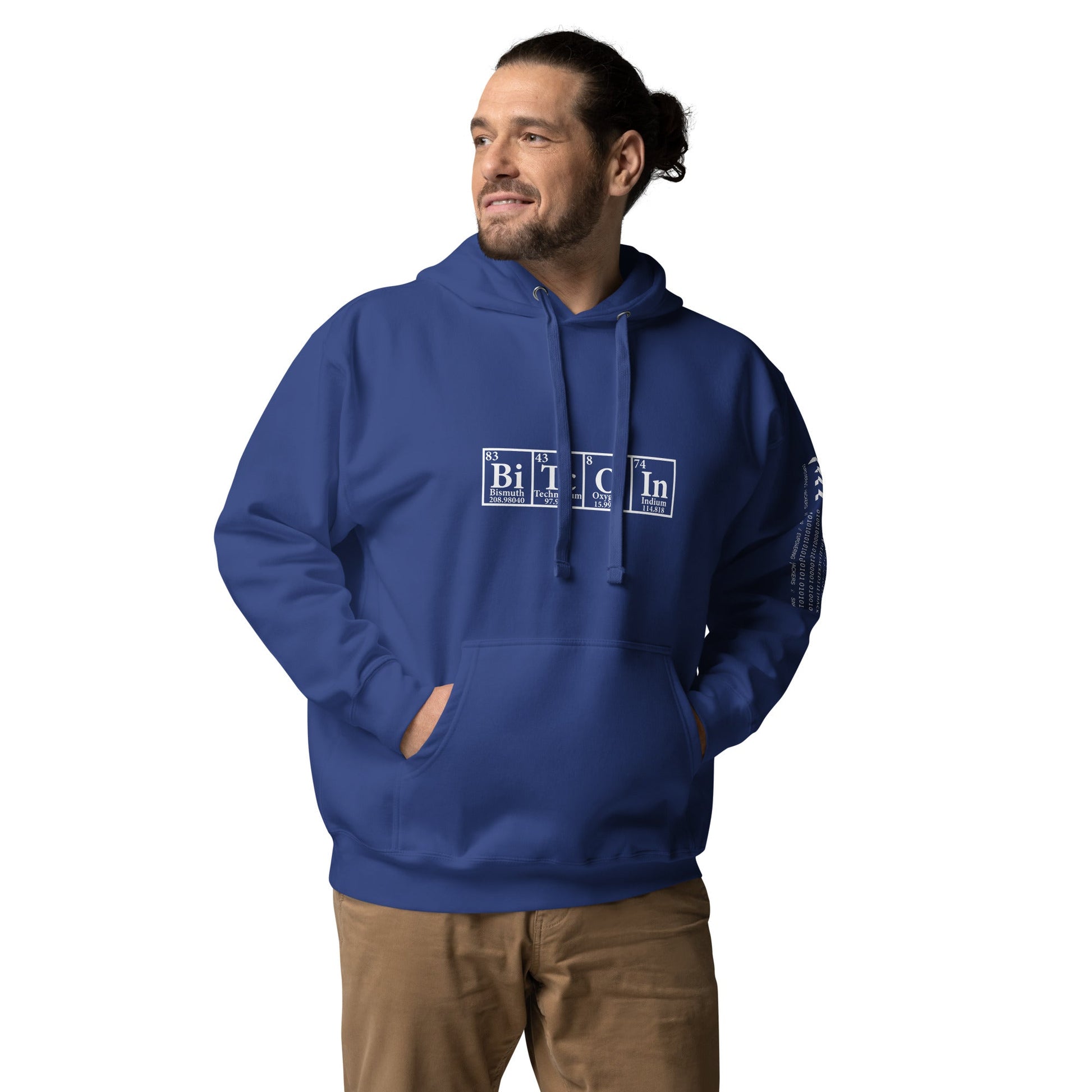 Bitcoin Periodic Table Unisex Hoodie by DarkByteGear