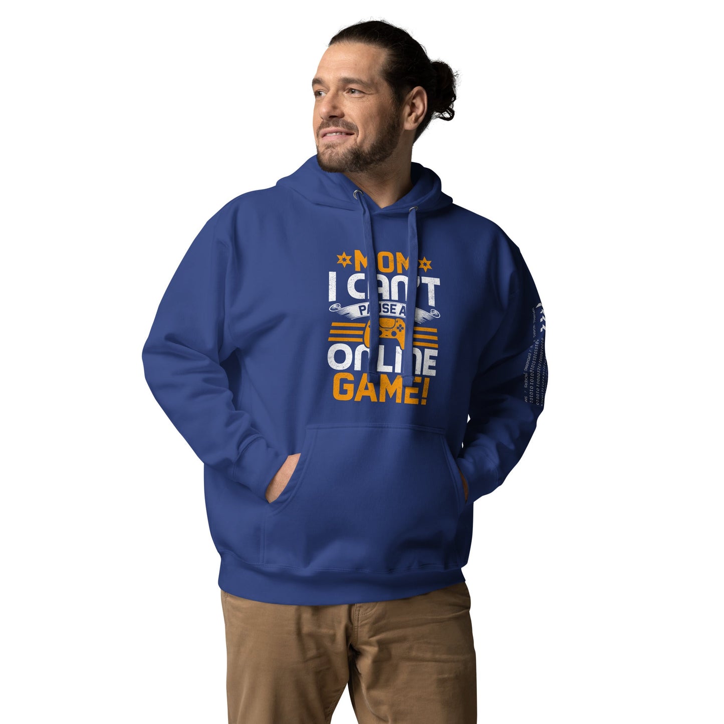 *MOM*! I can't Pause an Online Game - Unisex Hoodie by DarkByteGear