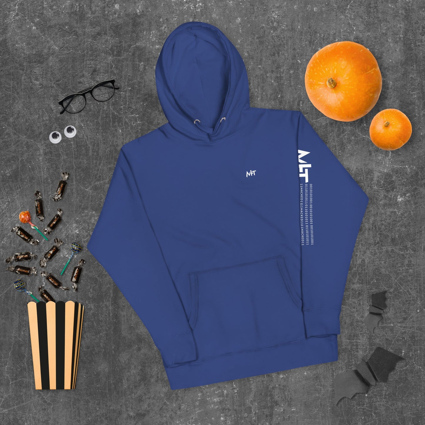 I Candle Stick - Unisex Hoodie ( Back Print ) by DarkByteGear