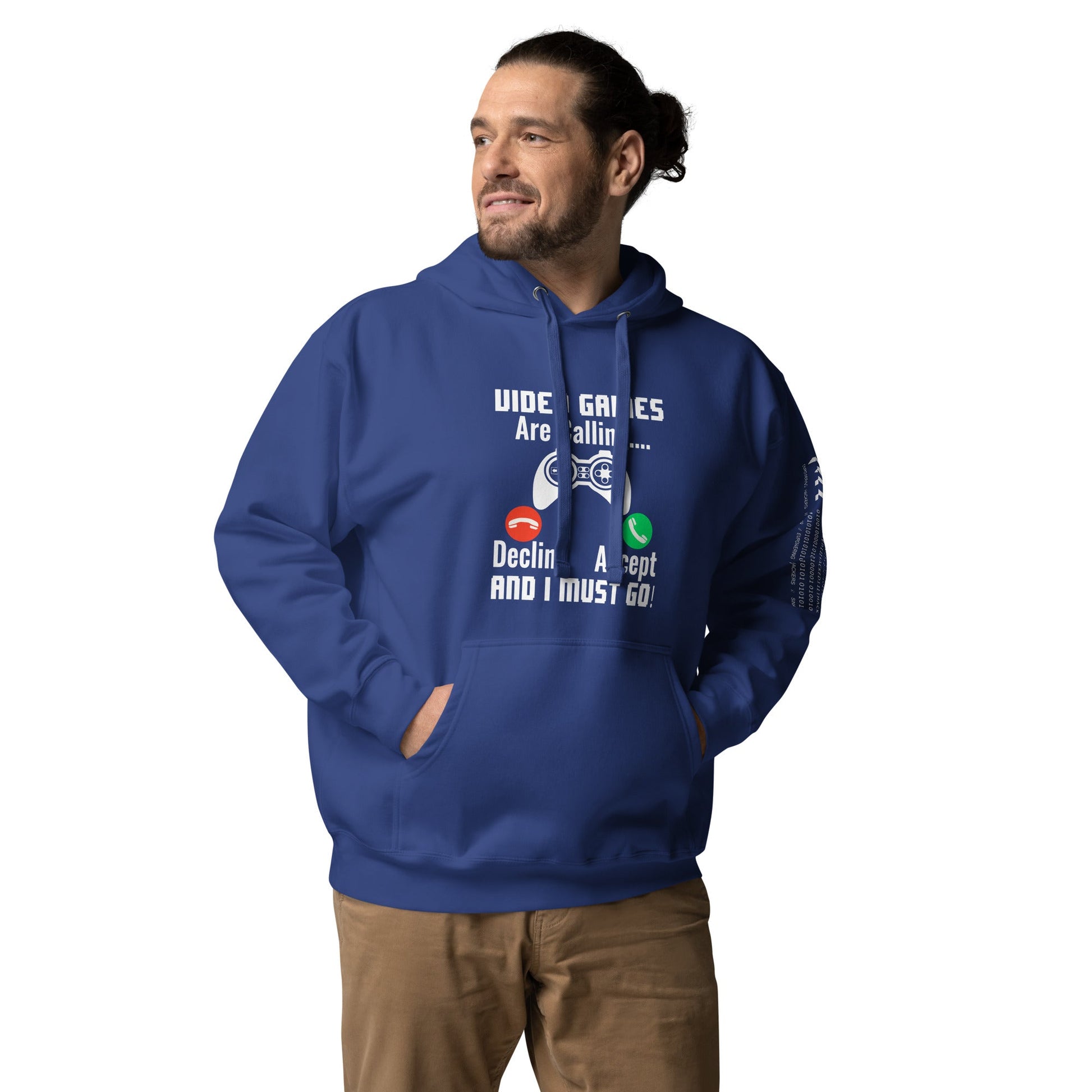 Video Games are Calling and I must Go Rima 18 - Unisex Hoodie by DarkByteGear