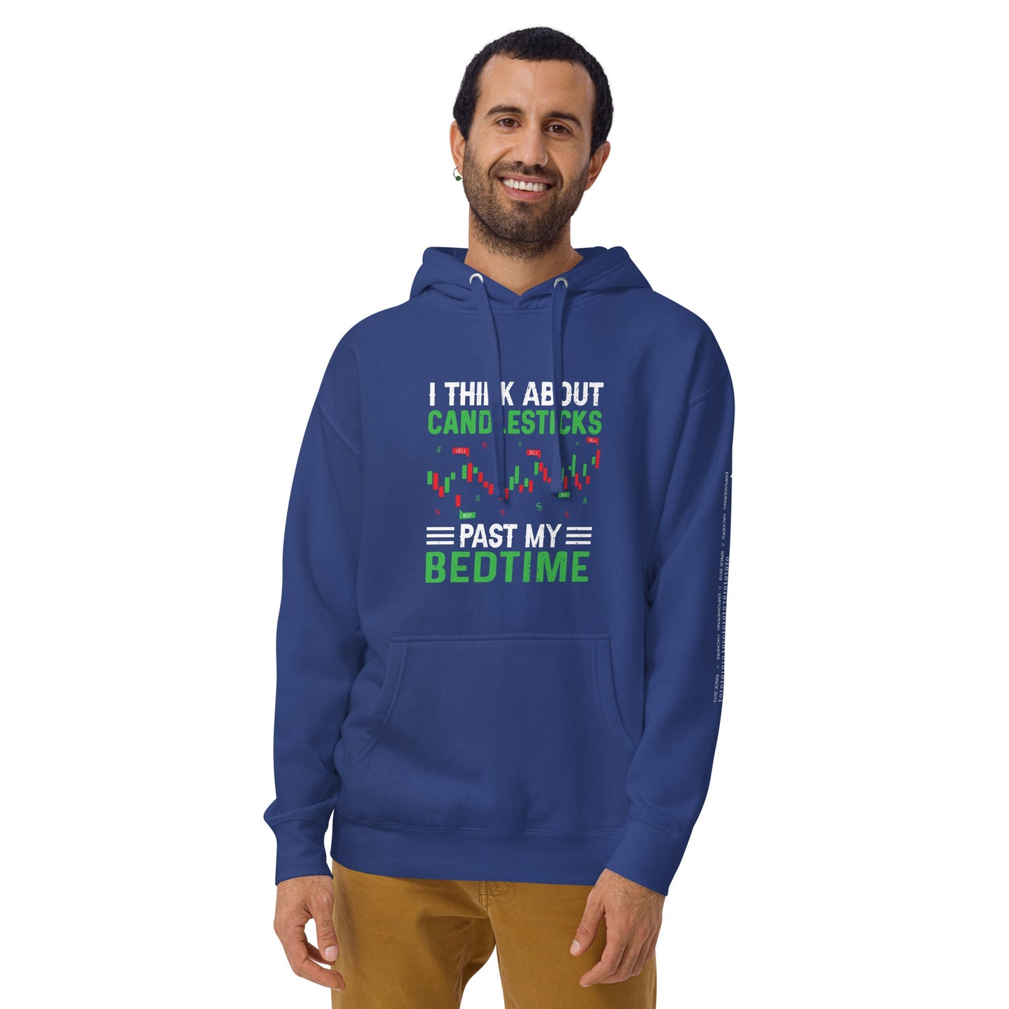 I think about Candle Sticks past my Bedtime - Unisex Hoodie by DarkByteGear