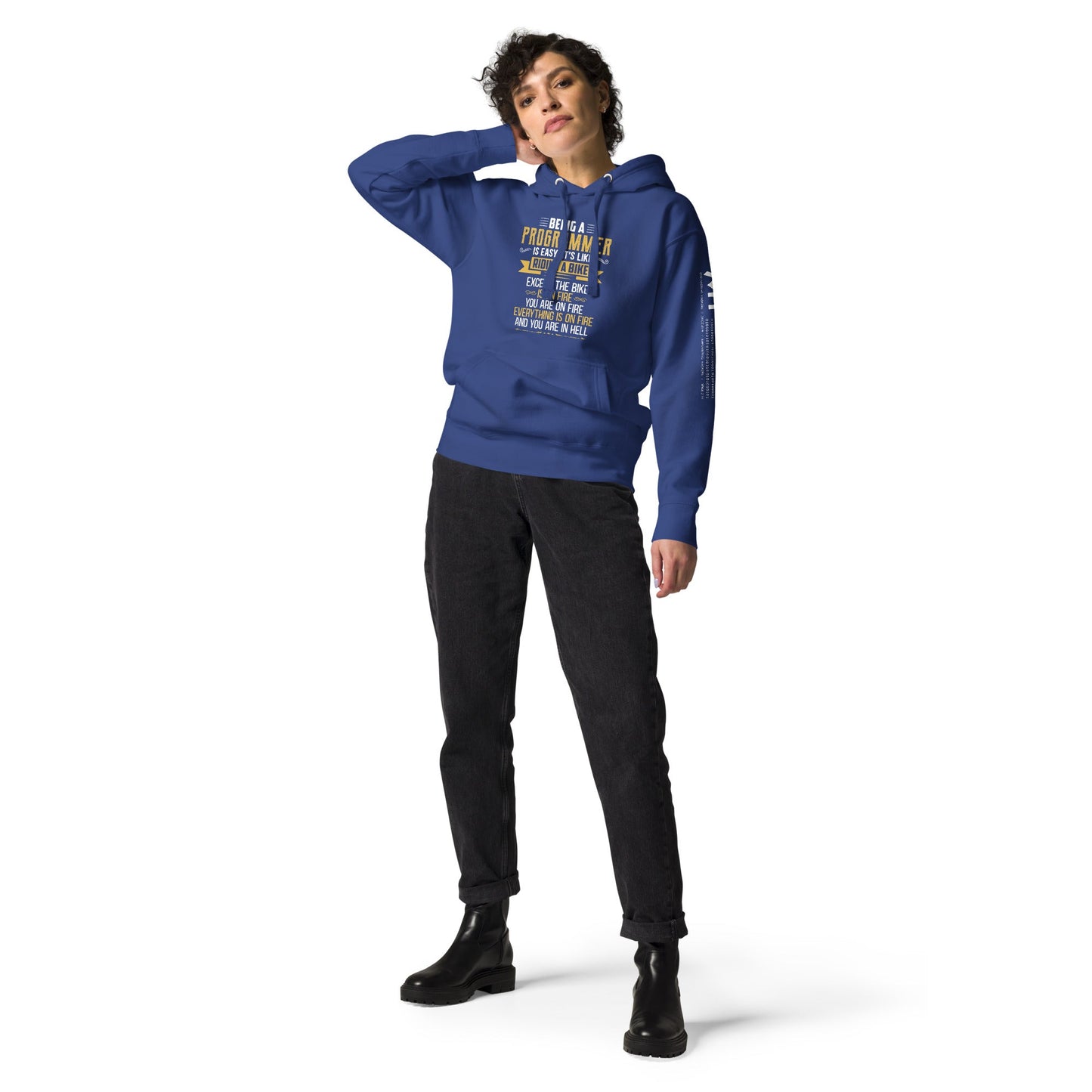 Being a Programmer is easy V2 - Unisex Hoodie by DarkByteGear