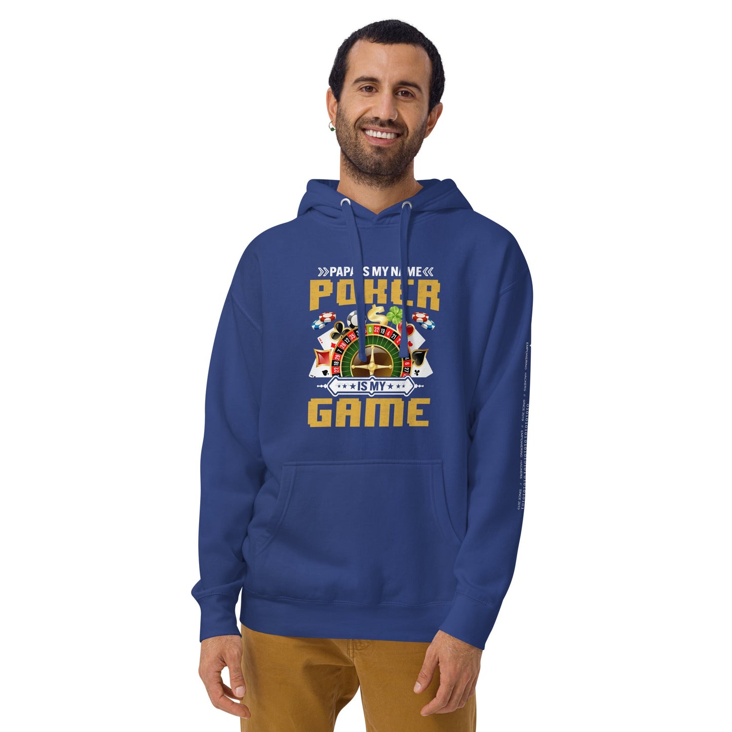Papa Is my Name; Poker Is my Game - Unisex Hoodie by DarkByteGear