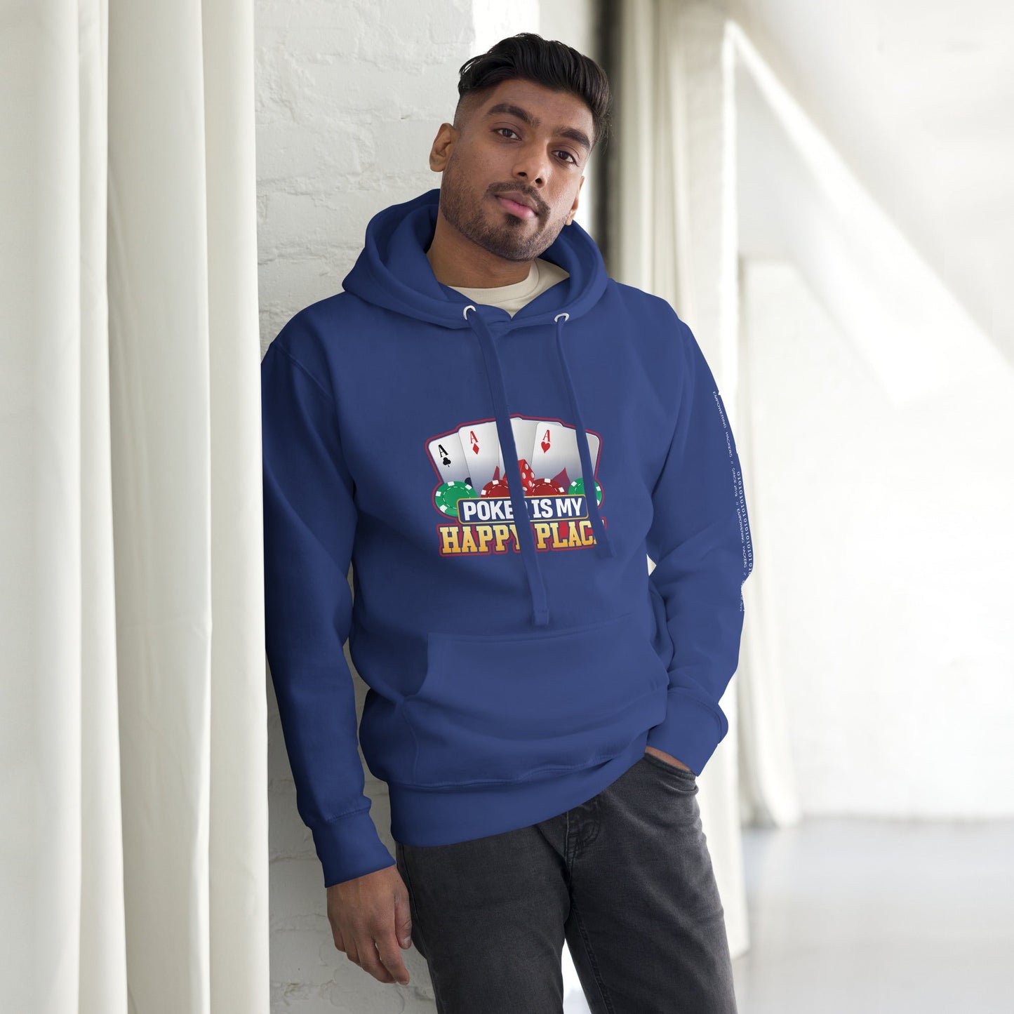 Poker Dad is like a Normal Dad but much Cooler - Unisex Hoodie by DarkByteGear