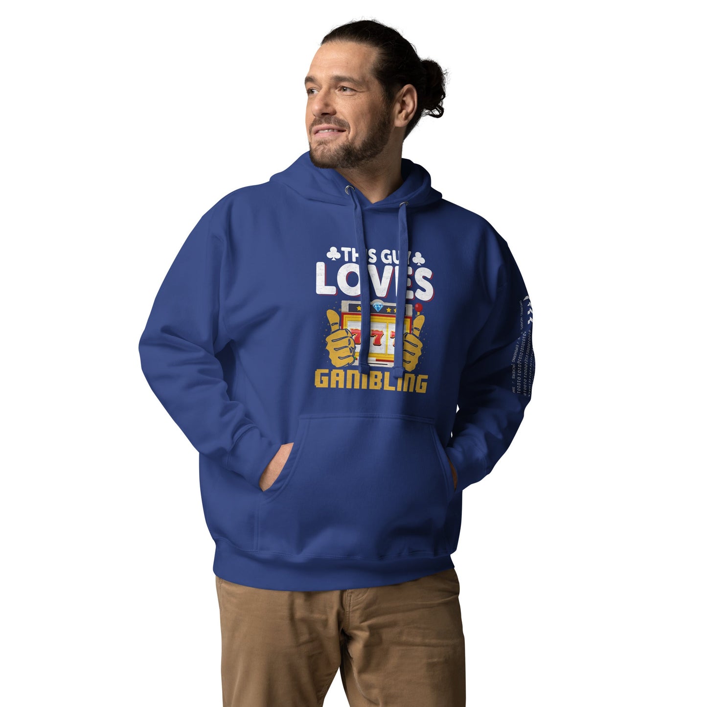 This Guy Loves Gambling - Unisex Hoodie by DarkByteGear