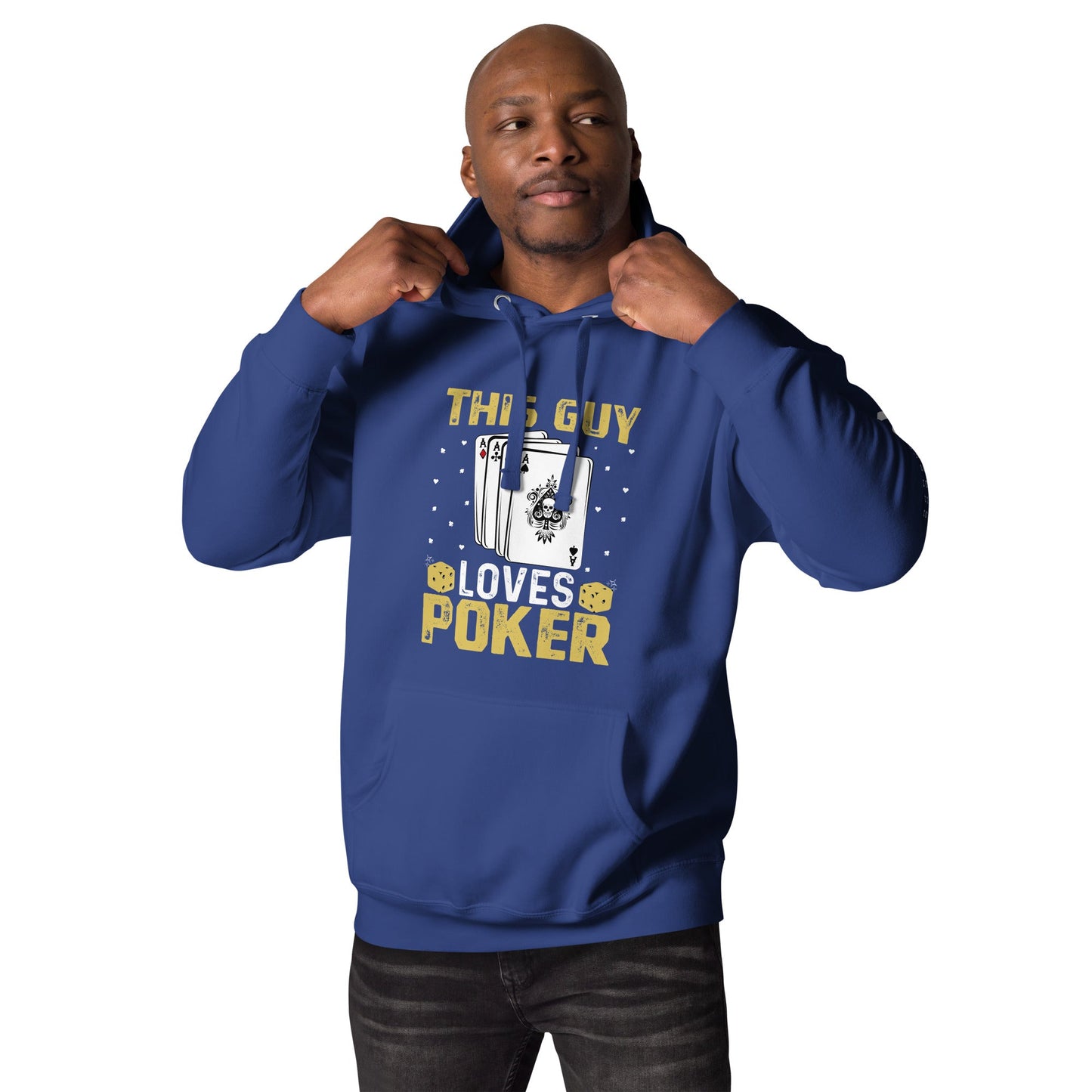 This Guy Loves Poker - Unisex Hoodie by DarkByteGear