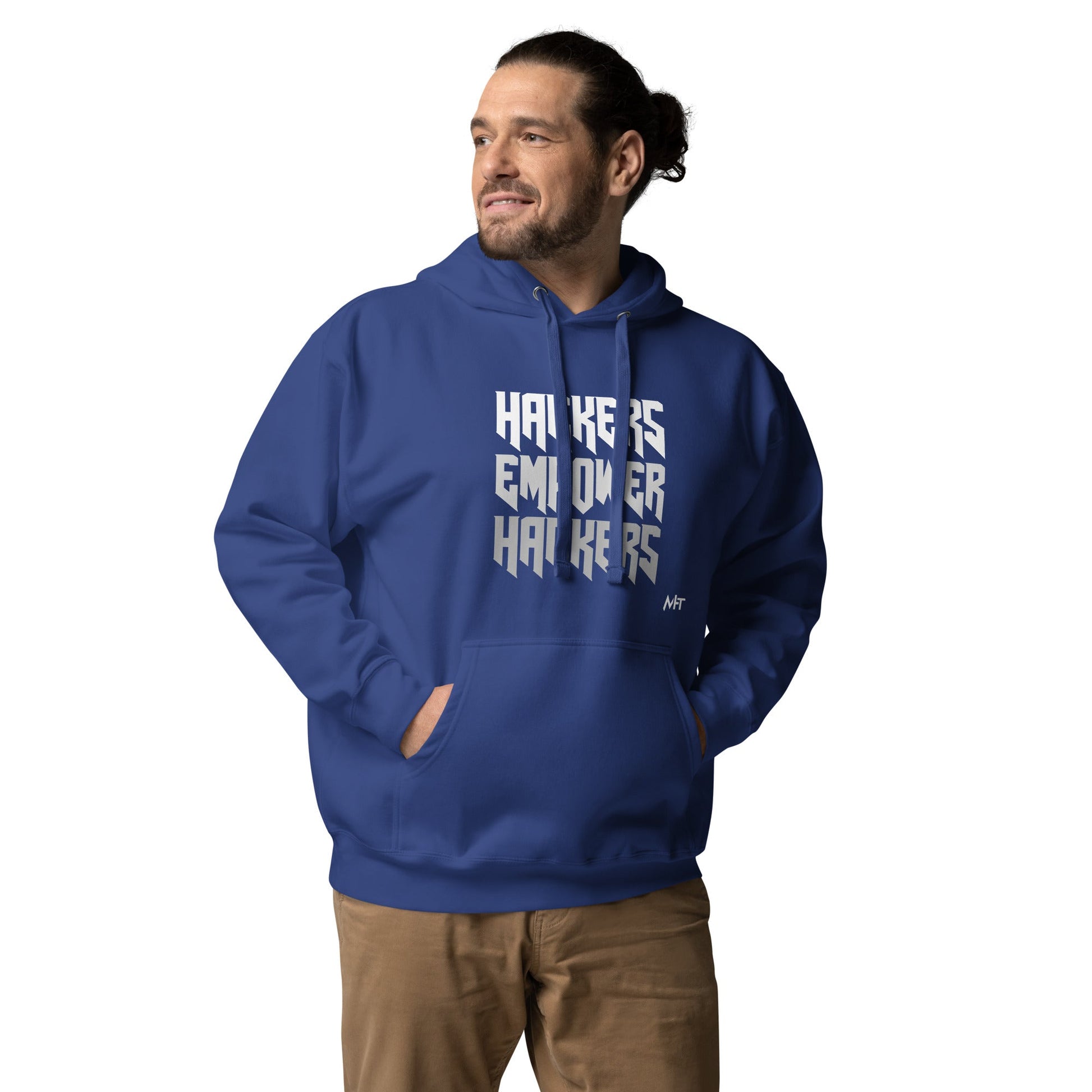 Hackers Empower Hackers V4 - Unisex Hoodie by DarkByteGear
