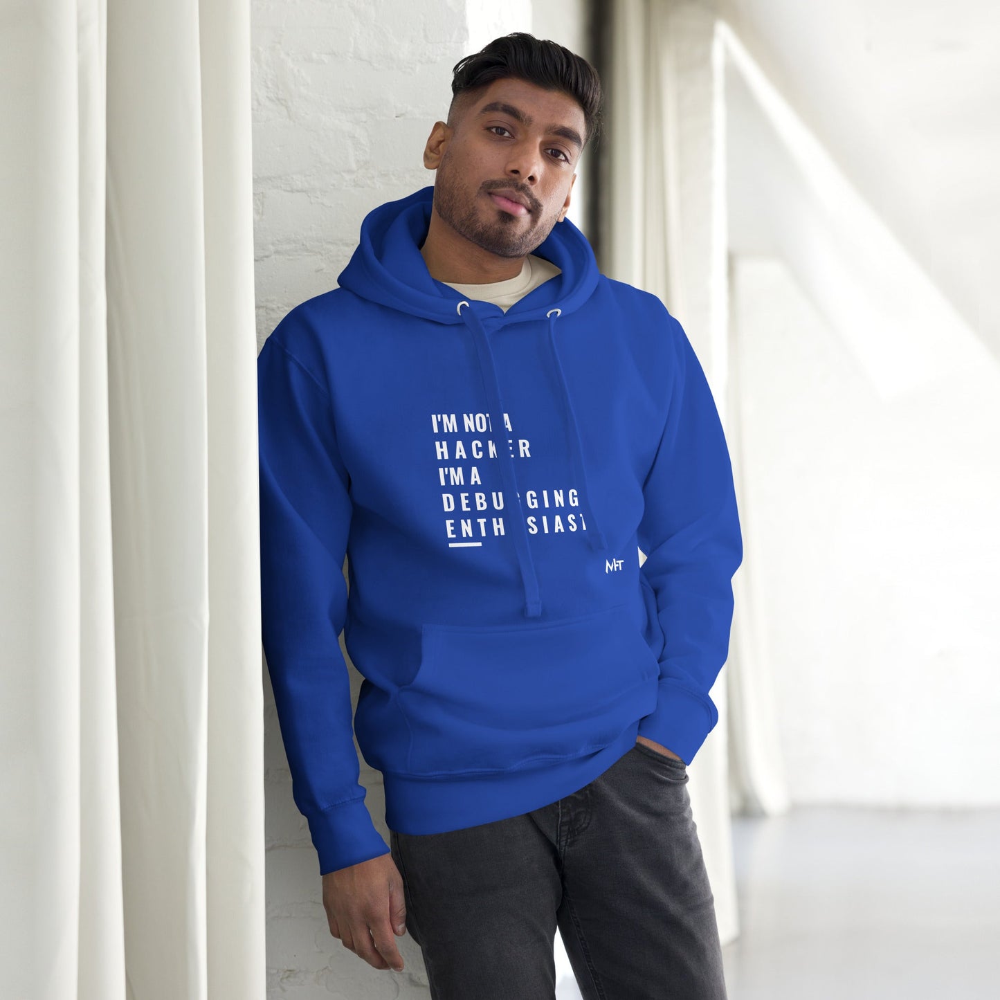 I'm not a Hacker: I'm a Debugging Enthusiast - Unisex Hoodie by DarkByteGear