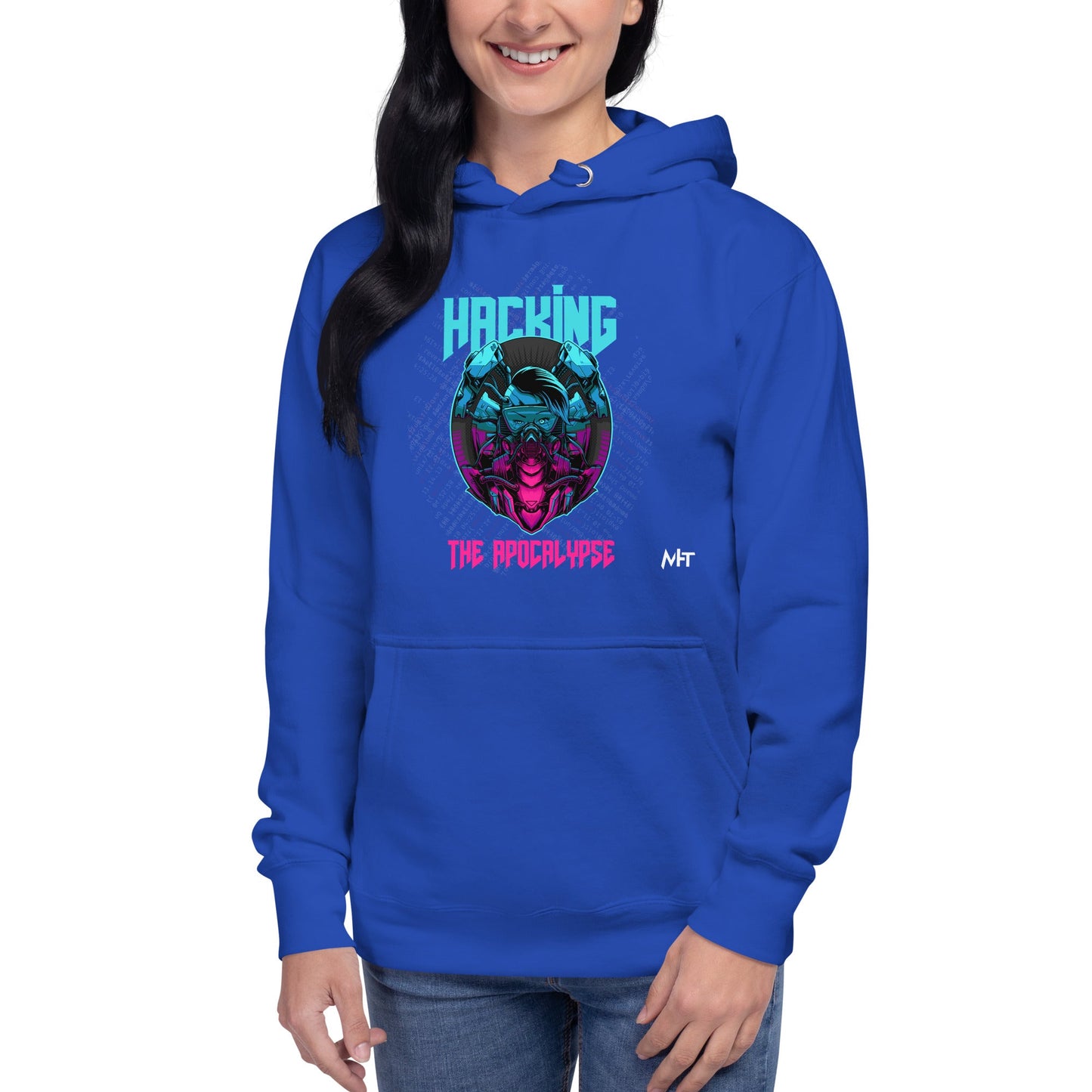 Hacking the apocalypse V2 - Unisex Hoodie by DarkByteGear