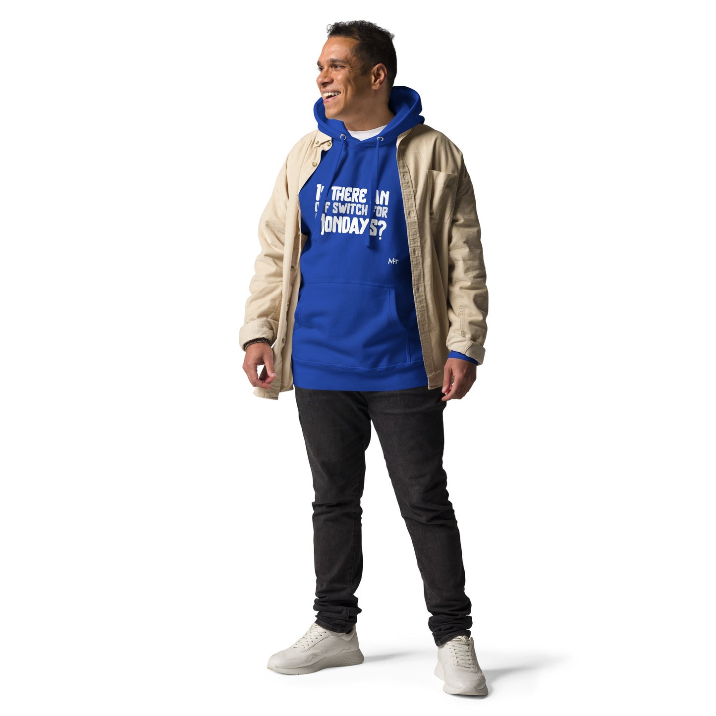 Is there an OFF switch for Mondays? - Unisex Hoodie by DarkByteGear