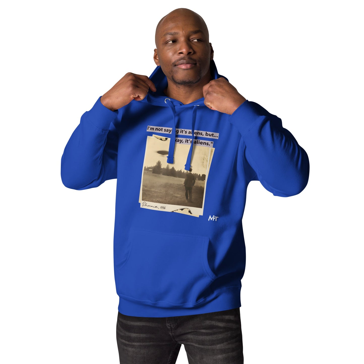 I am not saying it's aliens but, Okay! it's aliens V1 - Unisex Hoodie by DarkByteGear