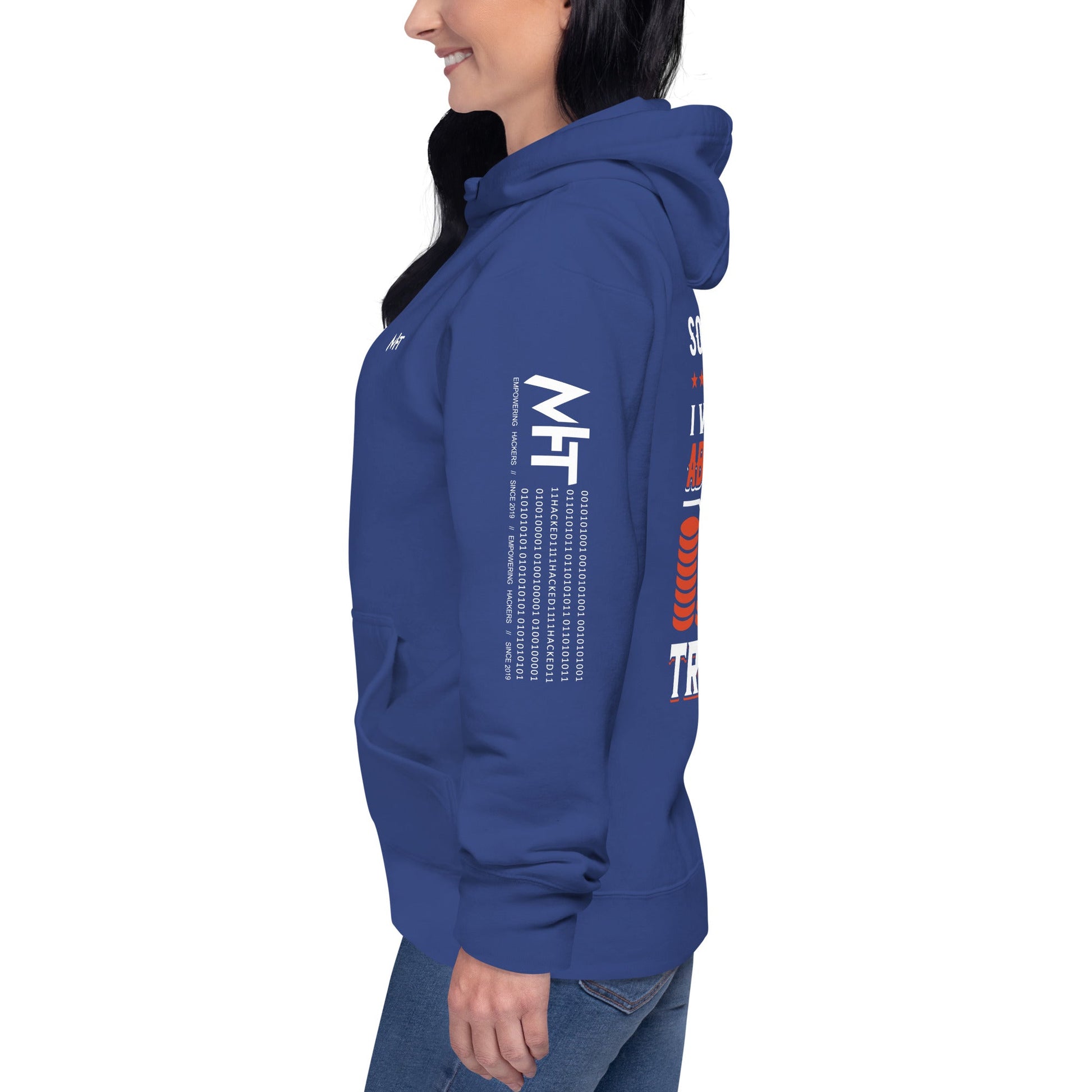 I am not Listening; I am Thinking about Trading - Unisex Hoodie by DarkByteGear