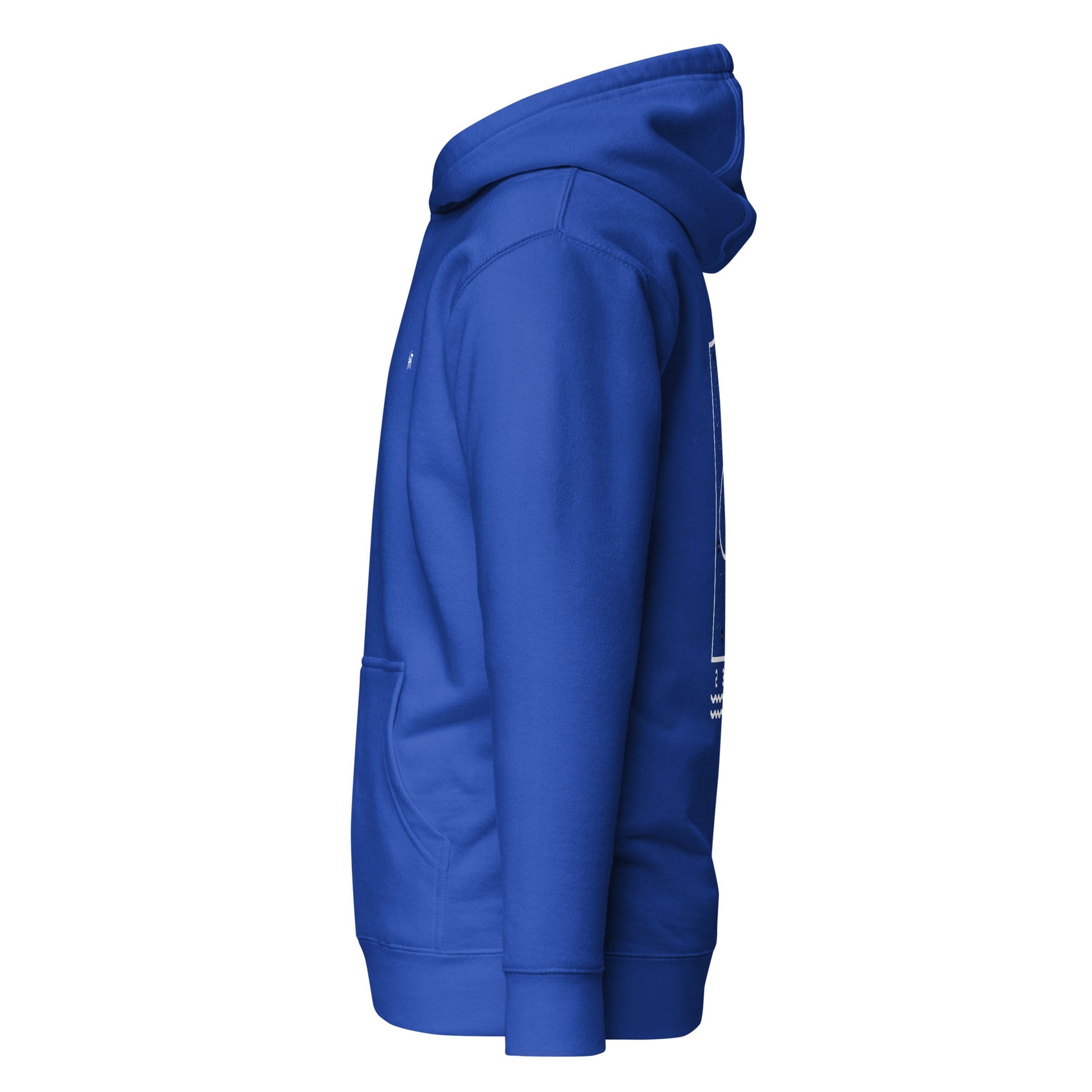 1 2 3 4 5 - Unisex Hoodie (back print) by DarkByteGear