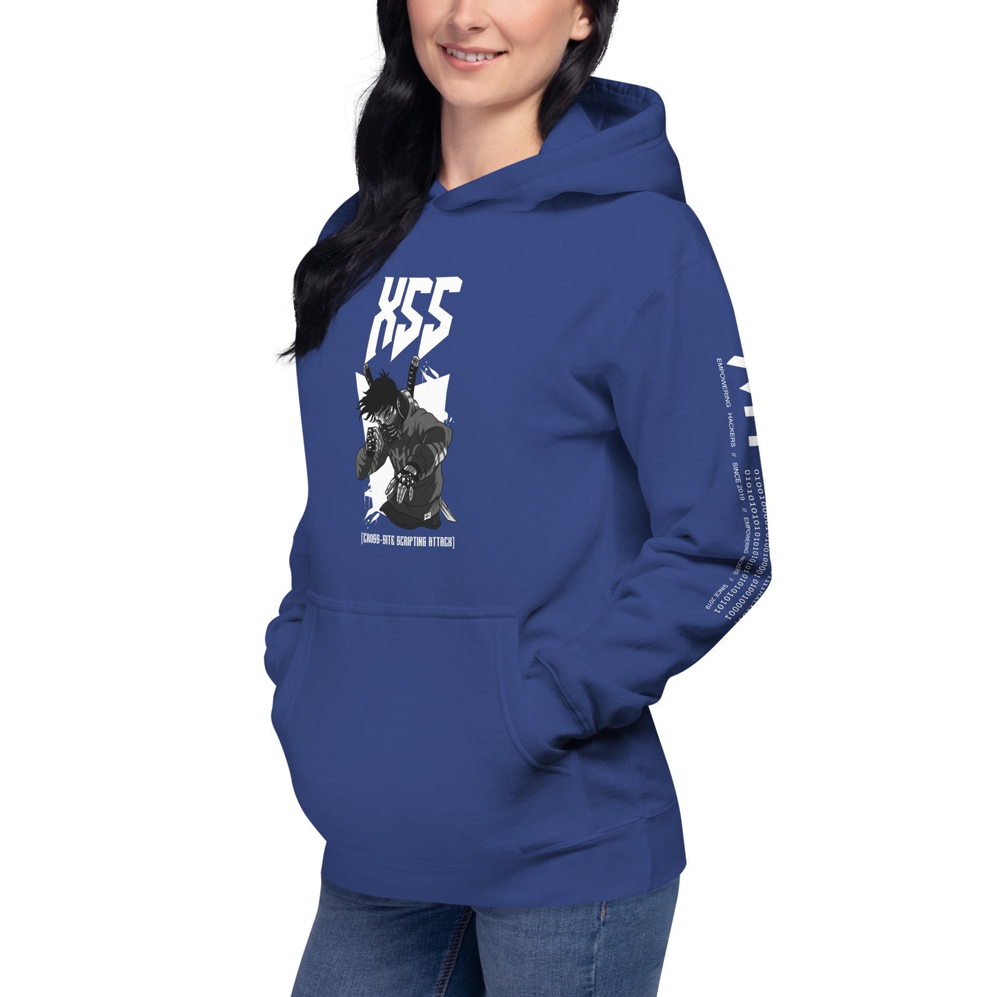 XSS cross-site scripting attack - Unisex Hoodie by DarkByteGear