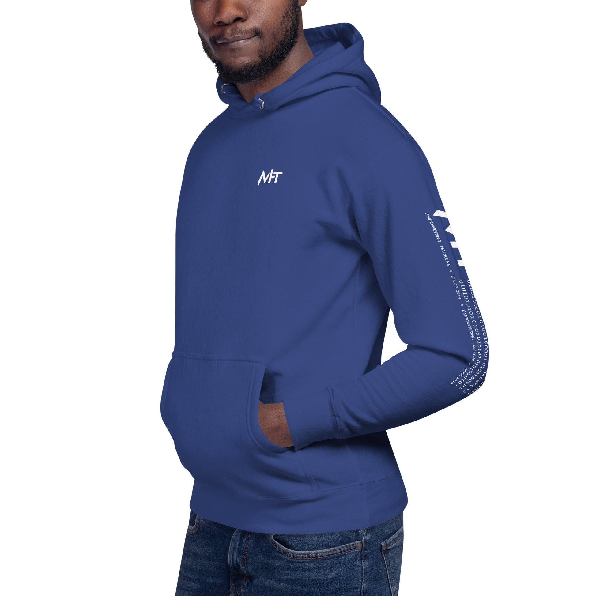 0 day v1 - Unisex Hoodie (back print) by DarkByteGear