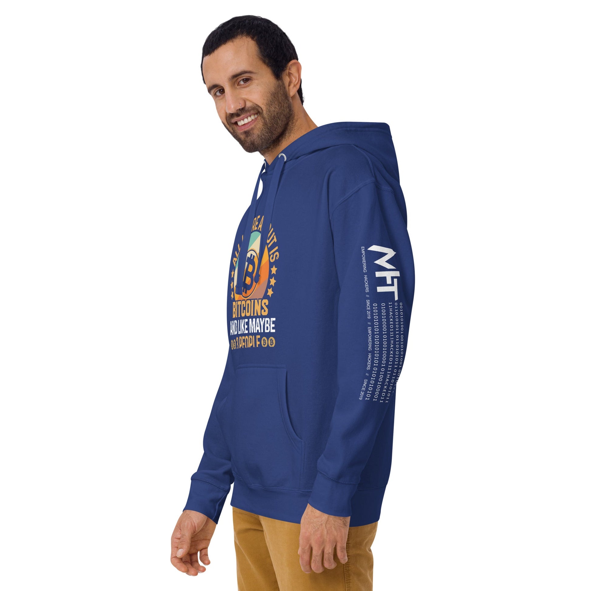 All I Care About Is Unisex Hoodie by DarkByteGear