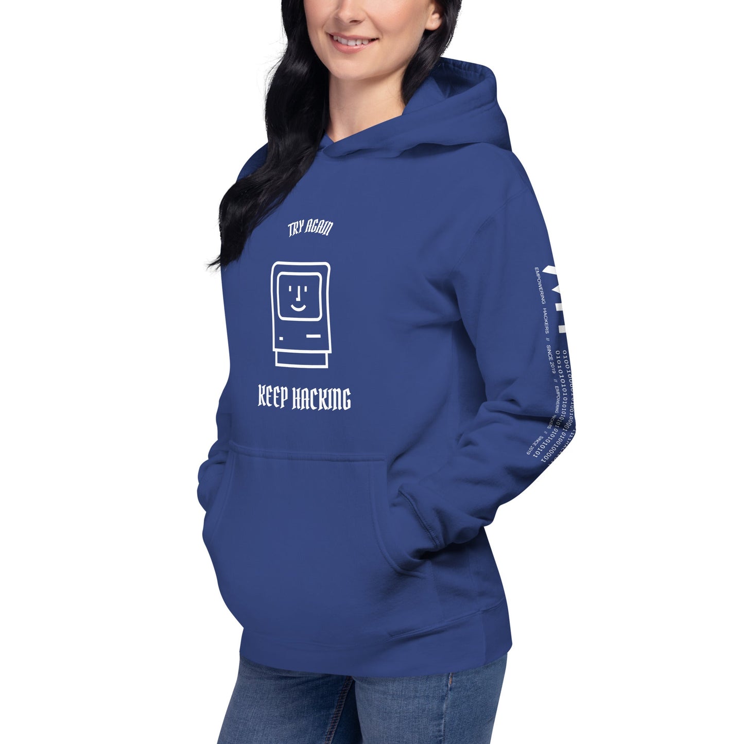 Keep hacking - Unisex Hoodie by DarkByteGear
