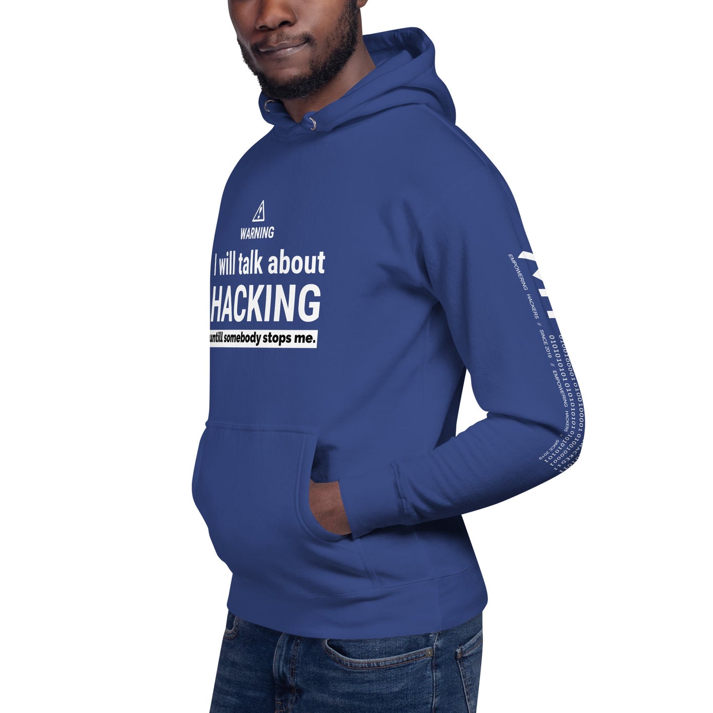 I will talk about HACKING - Unisex Hoodie by DarkByteGear