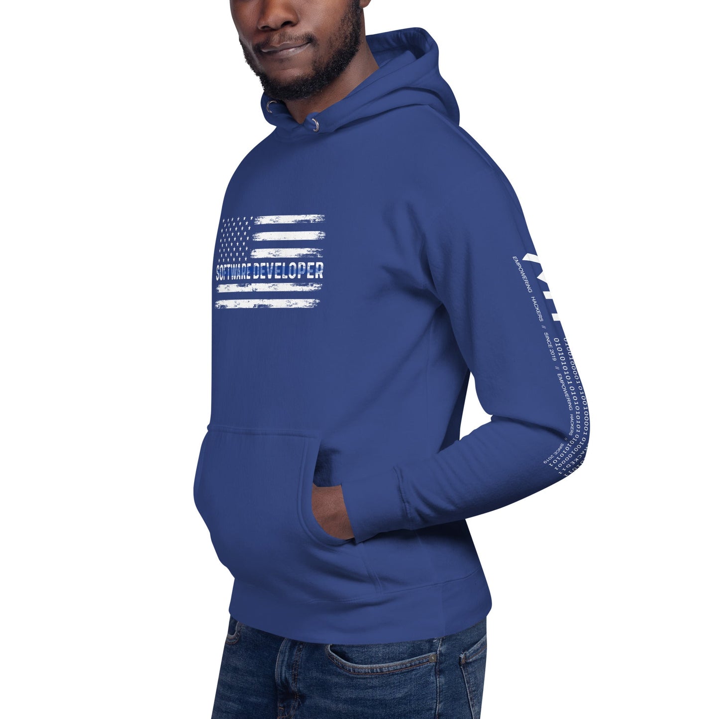 Patriotic Software Developer - Unisex Hoodie by DarkByteGear