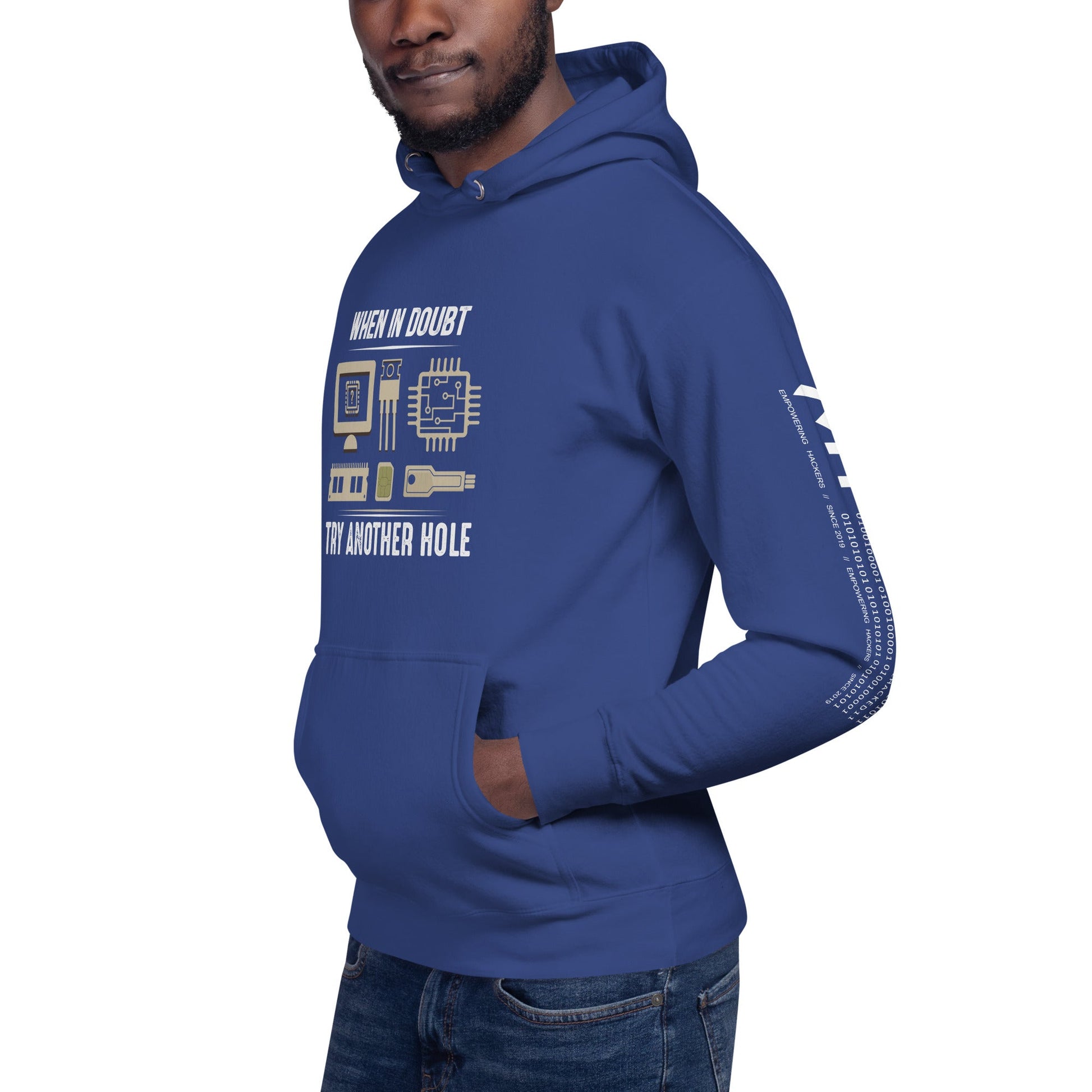 When in doubt, Try another hole V1 - Unisex Hoodie by DarkByteGear