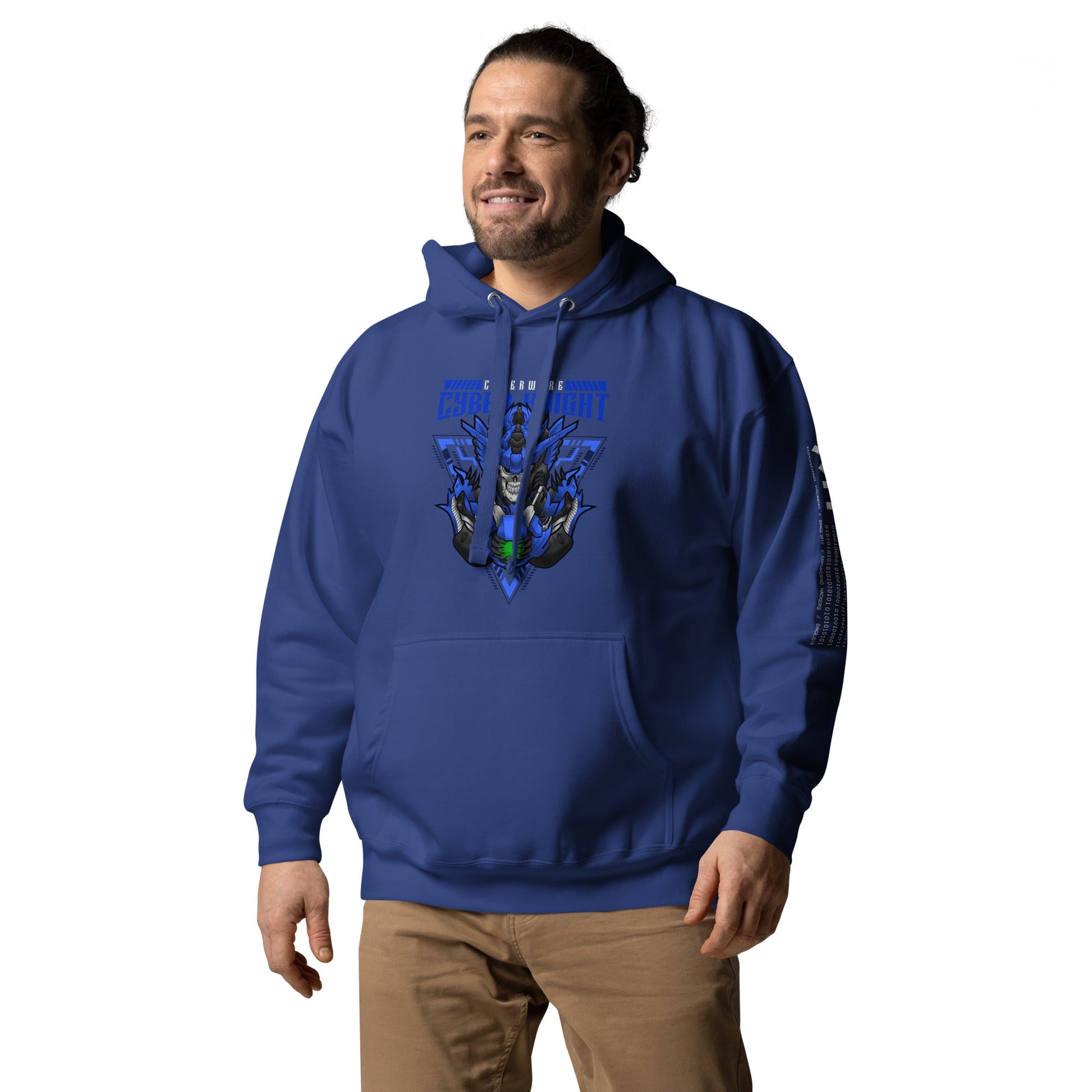 CyberWare Cyber knight - Unisex Hoodie by DarkByteGear
