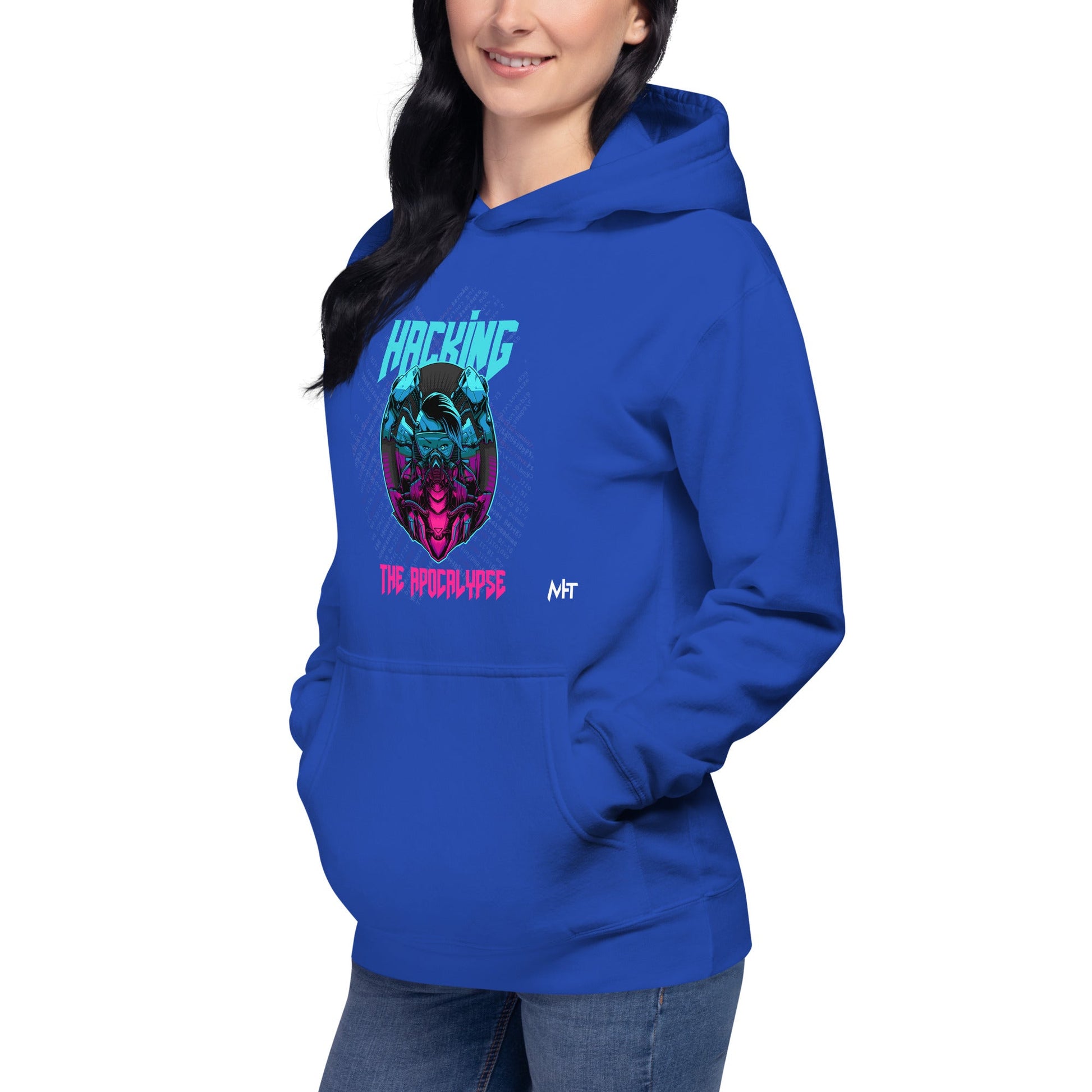 Hacking the apocalypse V2 - Unisex Hoodie by DarkByteGear