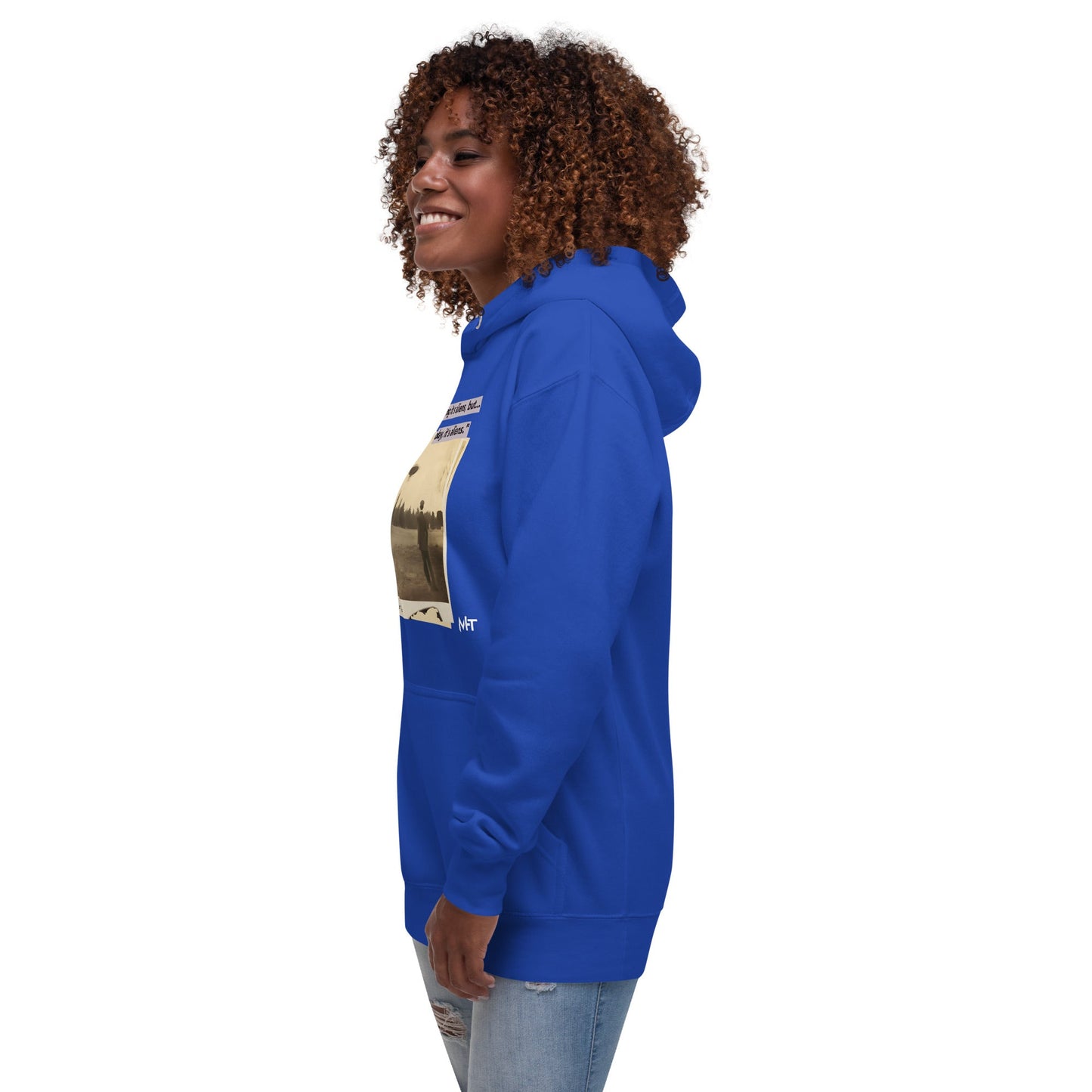 I'm not saying it's aliens, but... okay, it's aliens - Unisex Hoodie by DarkByteGear