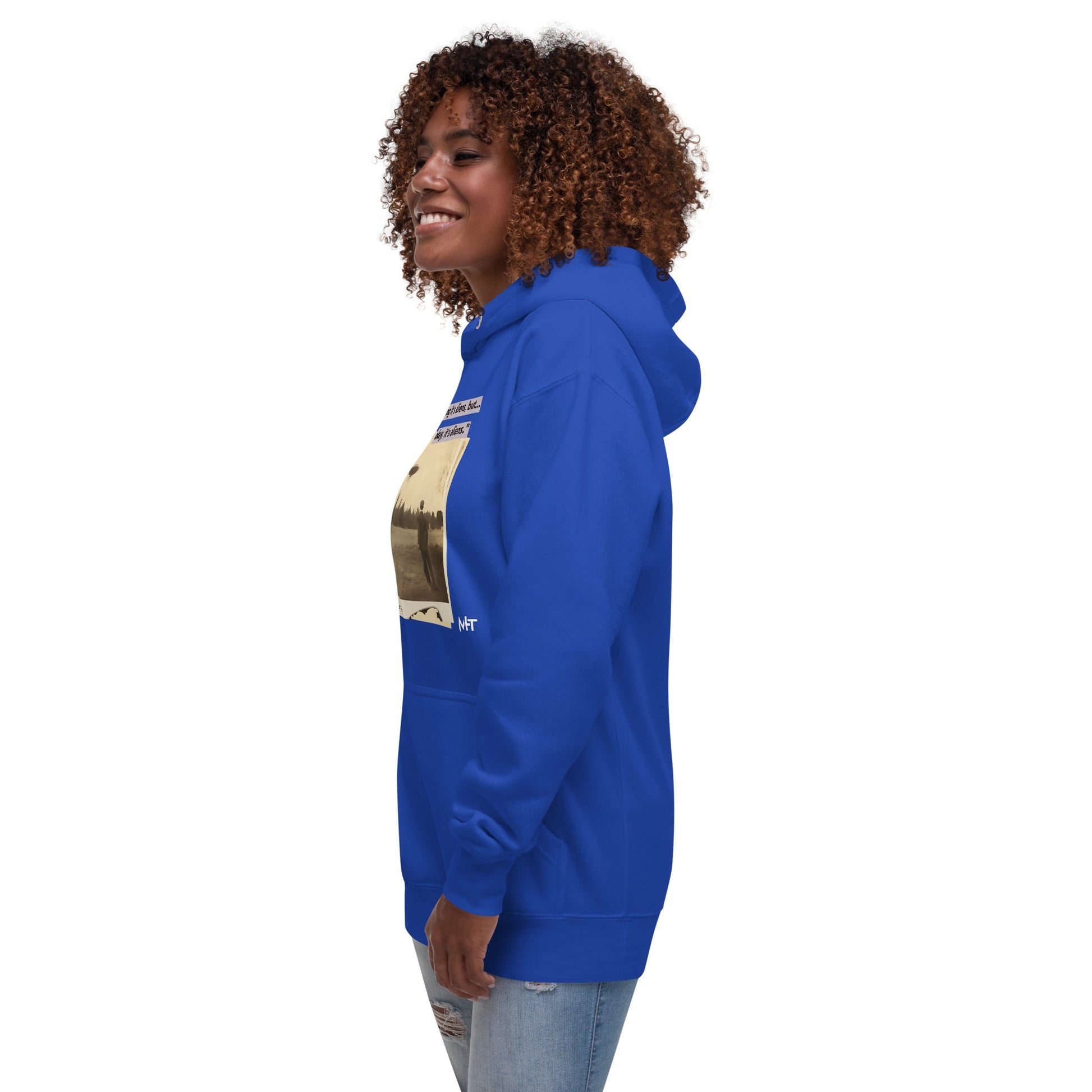 I'm not saying it's aliens, but... okay, it's aliens - Unisex Hoodie by DarkByteGear