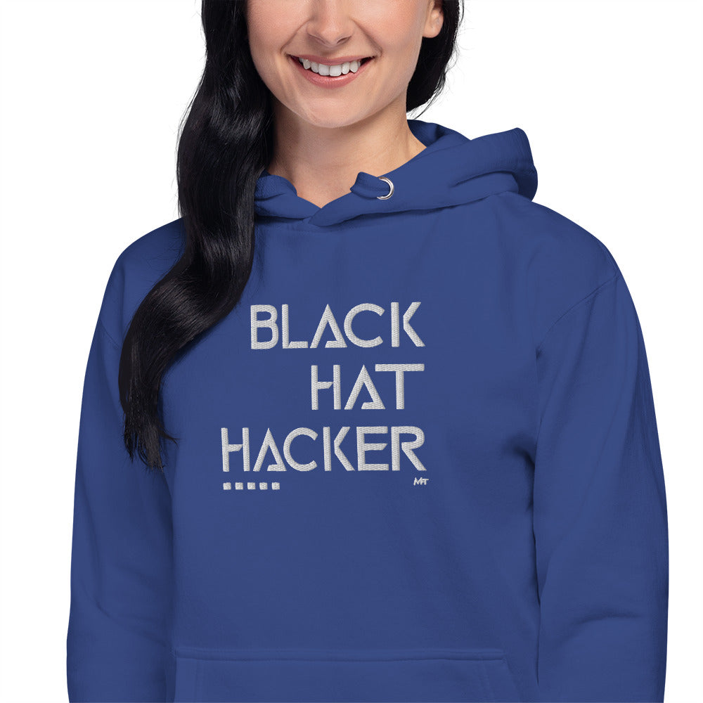 Black Hat Hacker - Unisex Hoodie (embroidered) by DarkByteGear