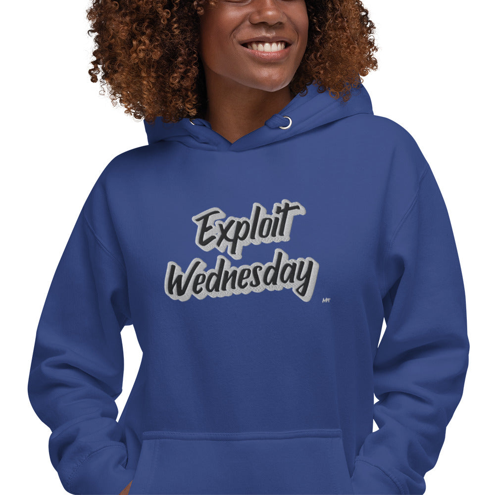 Exploit Wednesday - Unisex Hoodie (embroidered) by DarkByteGear