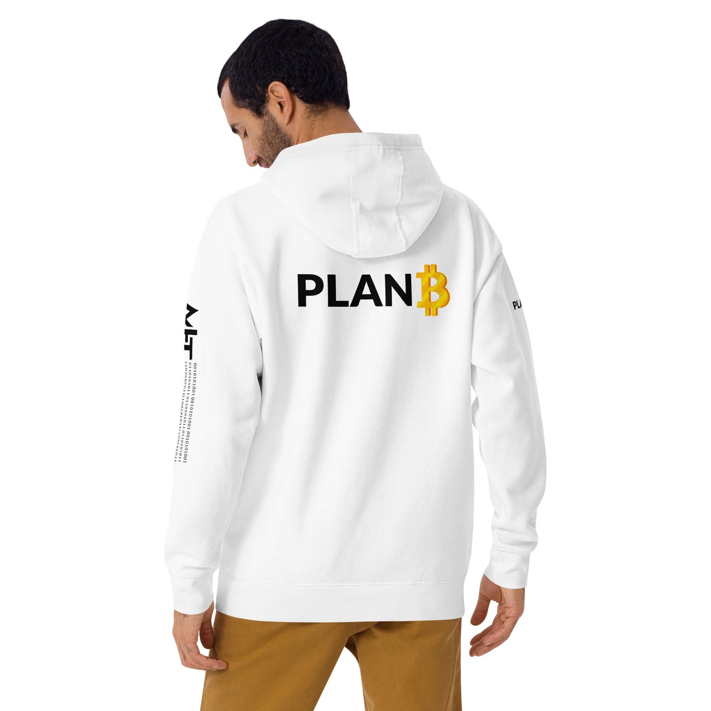Plan B v1 - Unisex Hoodie (back print) by DarkByteGear