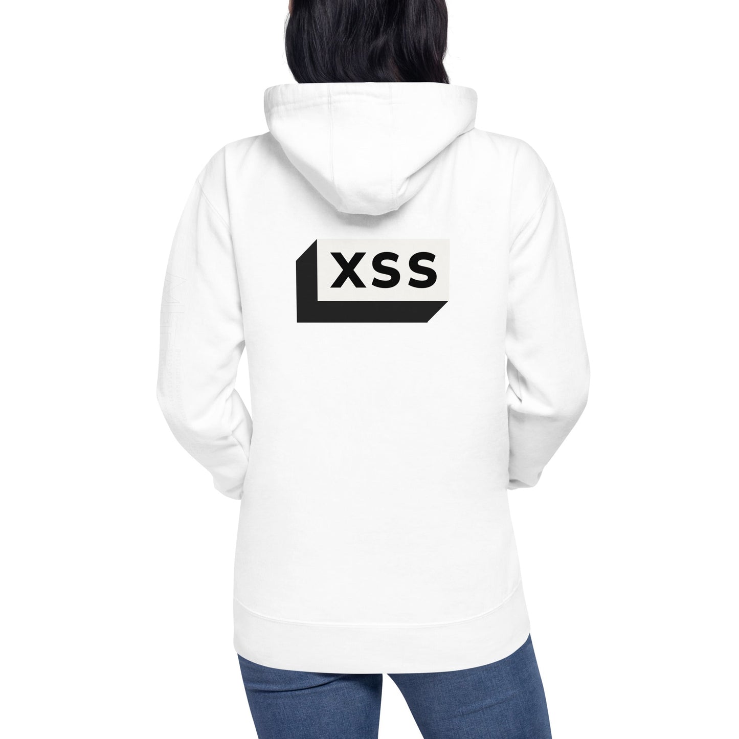 XSS - Unisex Hoodie (back print) by DarkByteGear