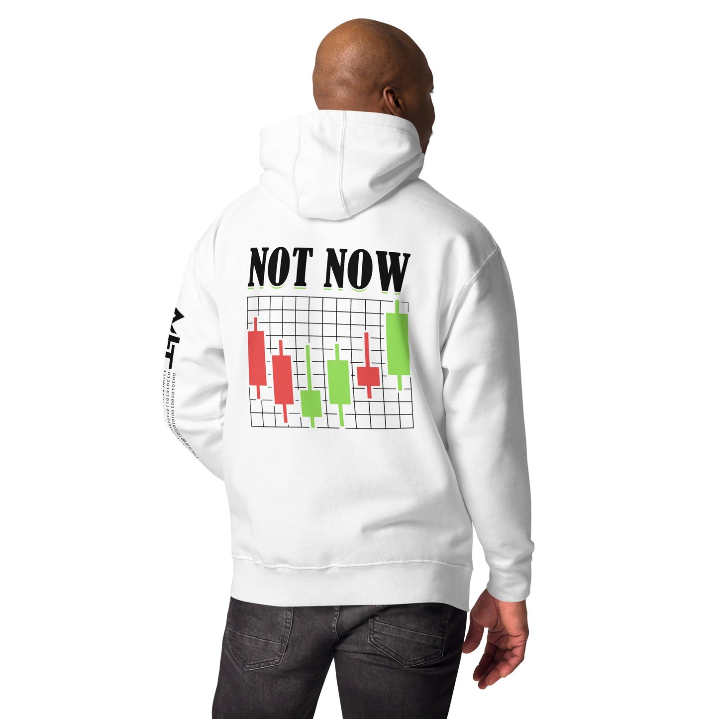 Not Now in Dark Text - Unisex Hoodie by DarkByteGear