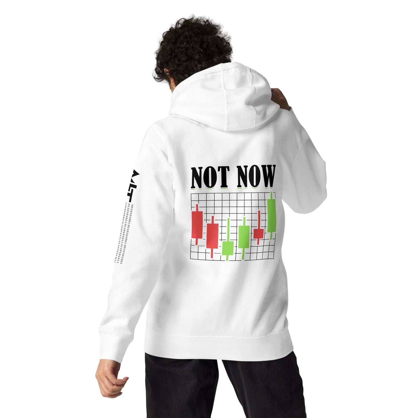 Not Now in Dark Text - Unisex Hoodie by DarkByteGear