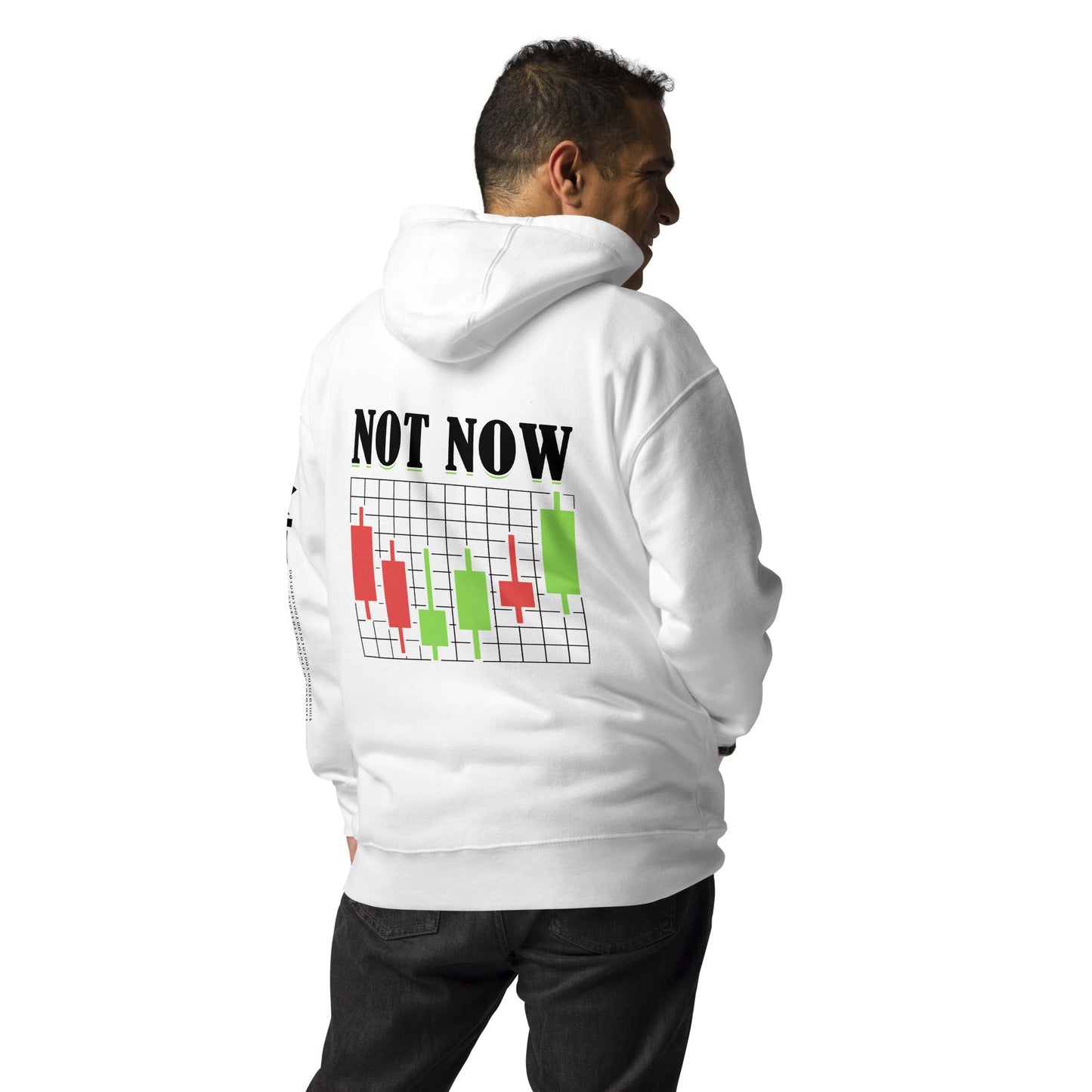 Not Now in Dark Text - Unisex Hoodie by DarkByteGear