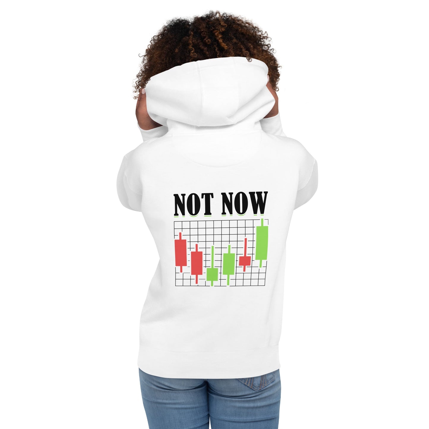 Not Now in Dark Text - Unisex Hoodie by DarkByteGear