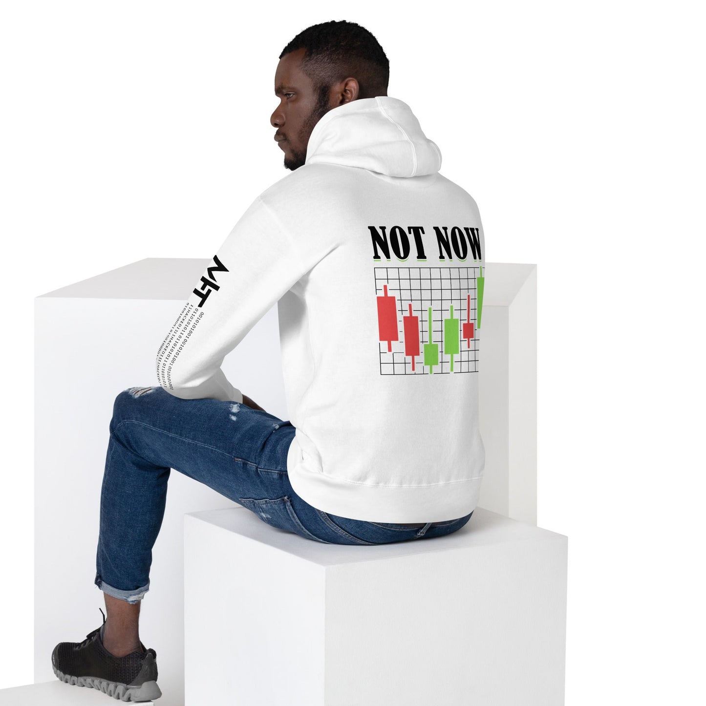Not Now in Dark Text - Unisex Hoodie by DarkByteGear