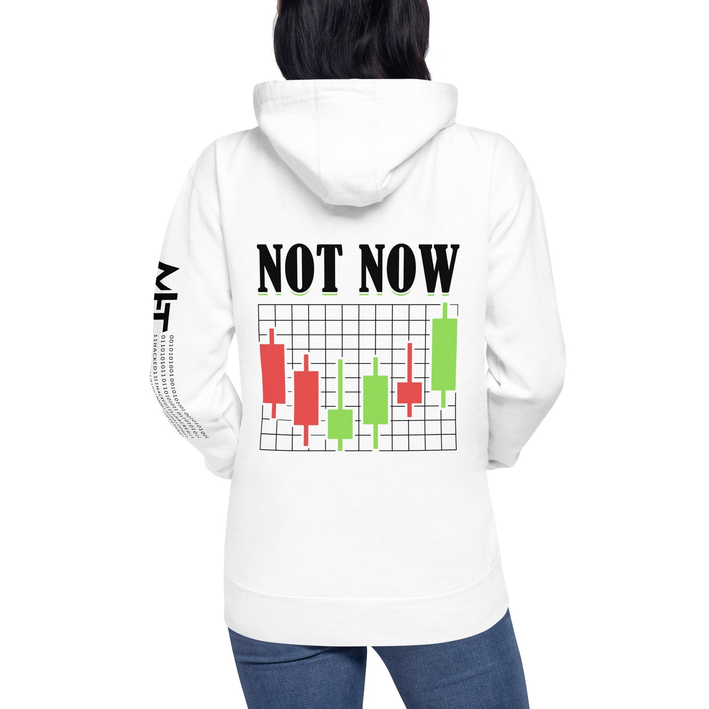 Not Now in Dark Text - Unisex Hoodie by DarkByteGear